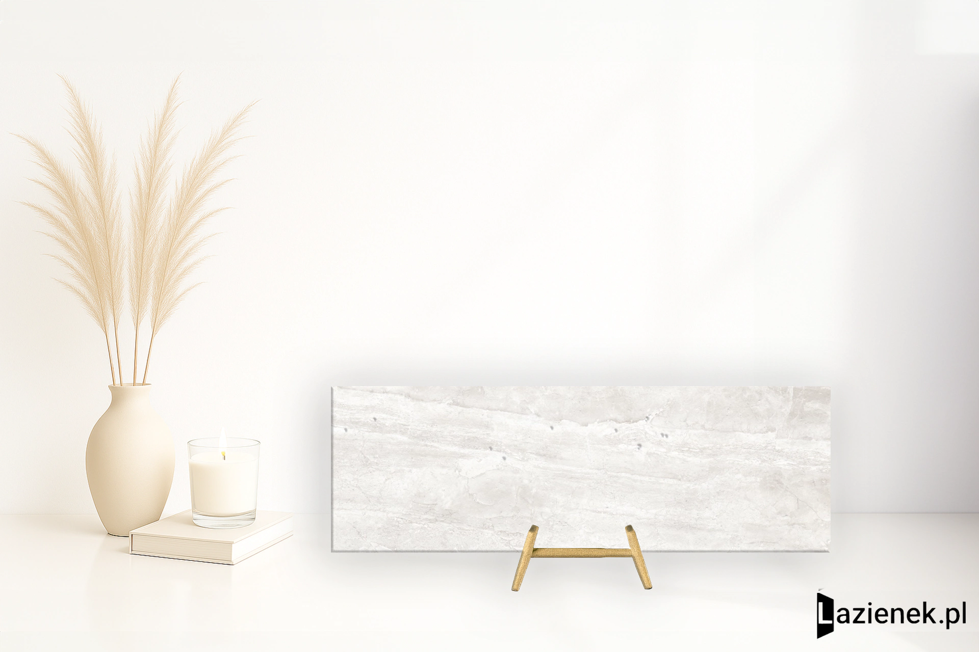 Keraben Luxury White matowa 30x90 cm gr. 10 mm - płytka rektyfikowana / 20032071