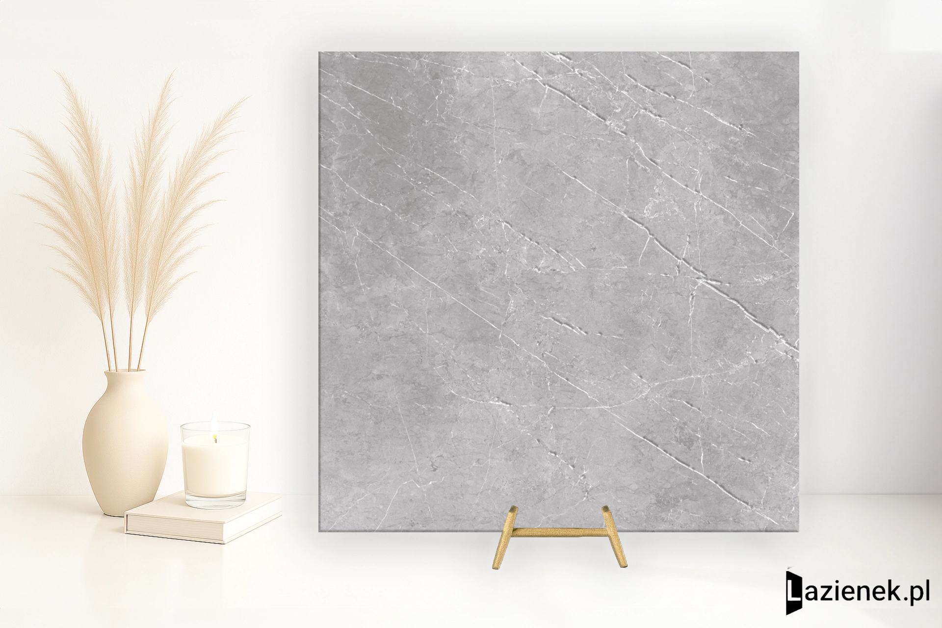 Keraben Inari Gris półpoler 90x90 cm gr. 10 mm - płytka rektyfikowana / 20028923