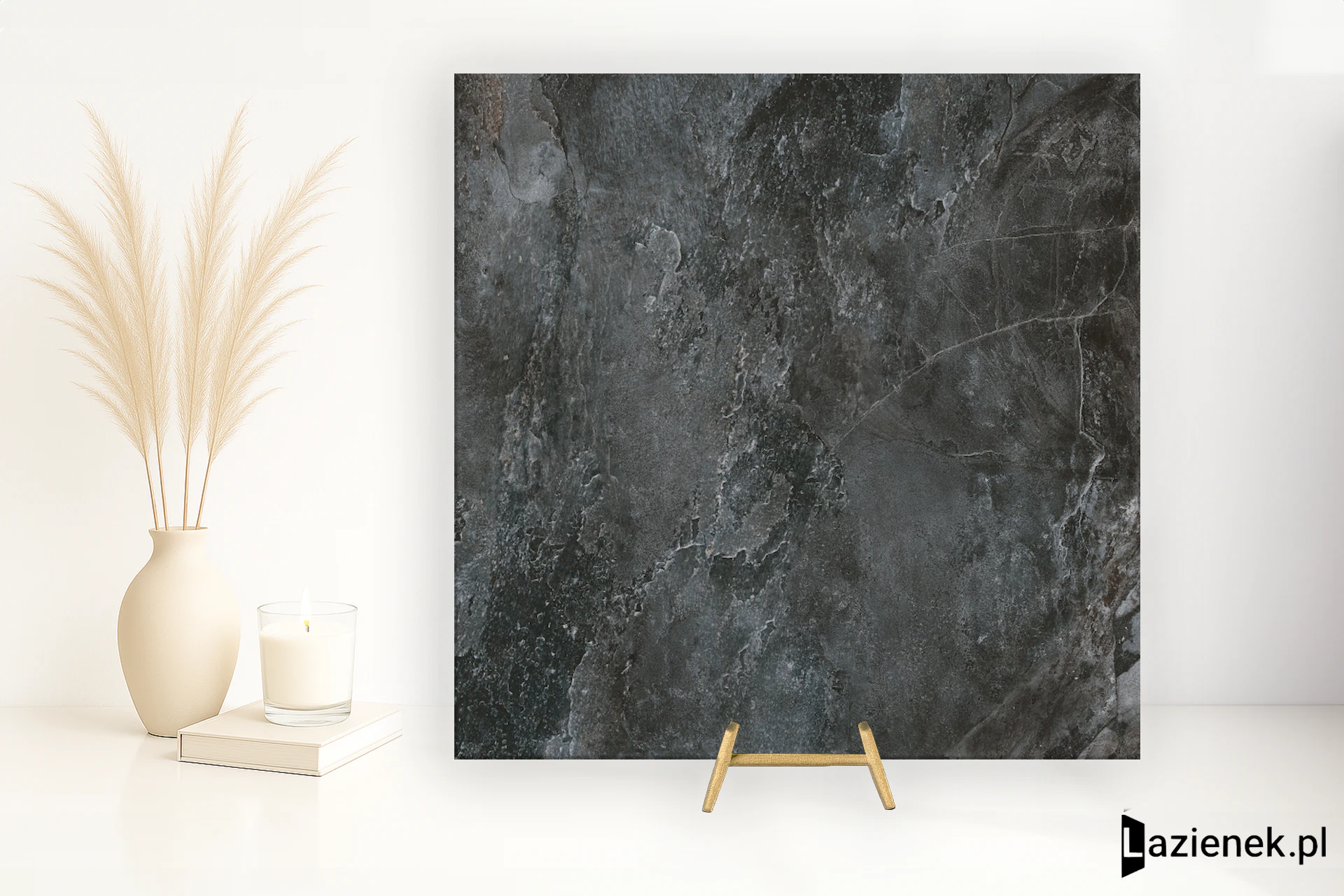 Keraben Nature Black matowa 75x75 cm gr. 10 mm - płytka rektyfikowana / 20021243