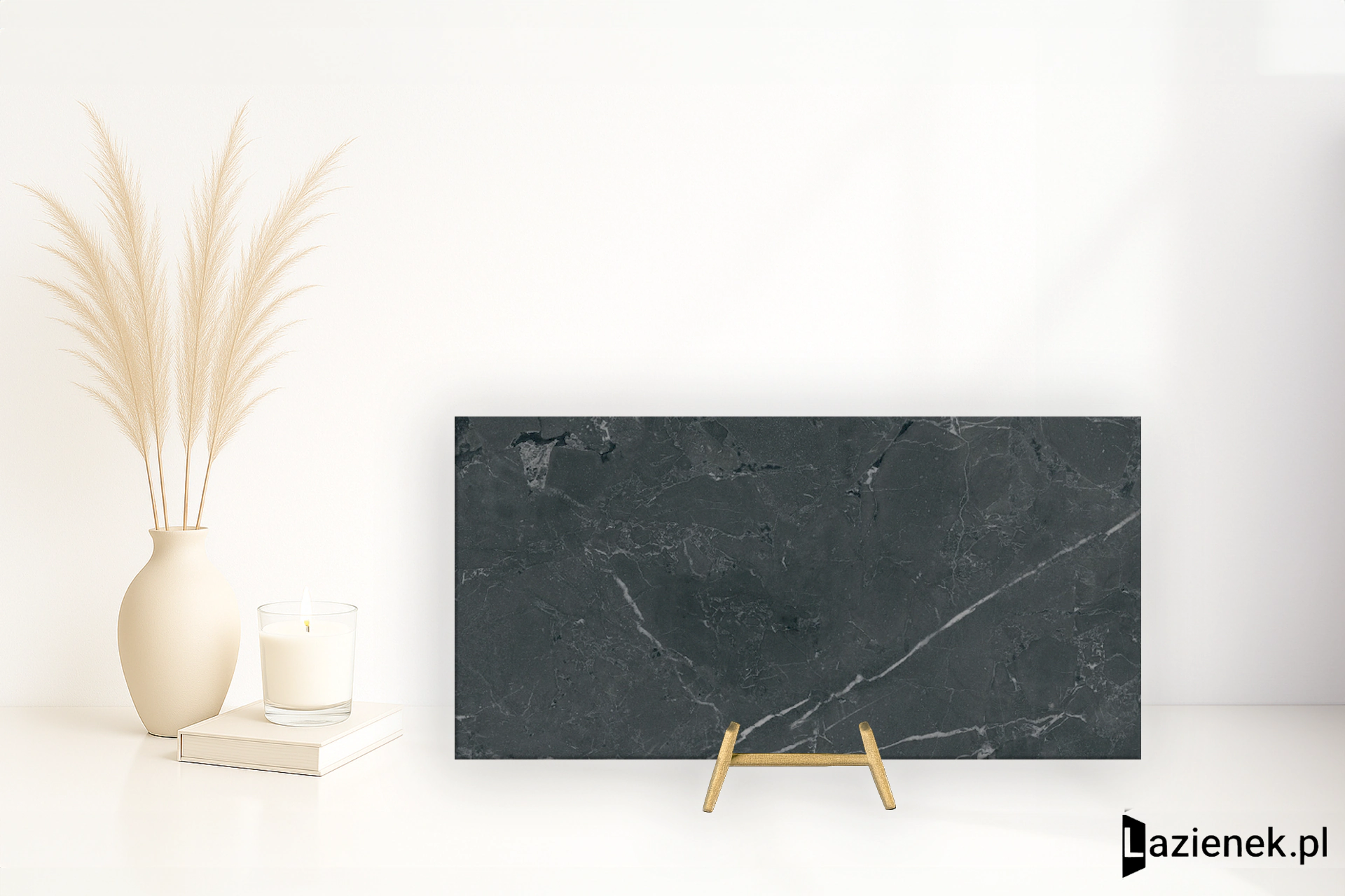 Keraben Eternia Black satyna 60x120 cm gr. 10 mm - płytka rektyfikowana / 20042875