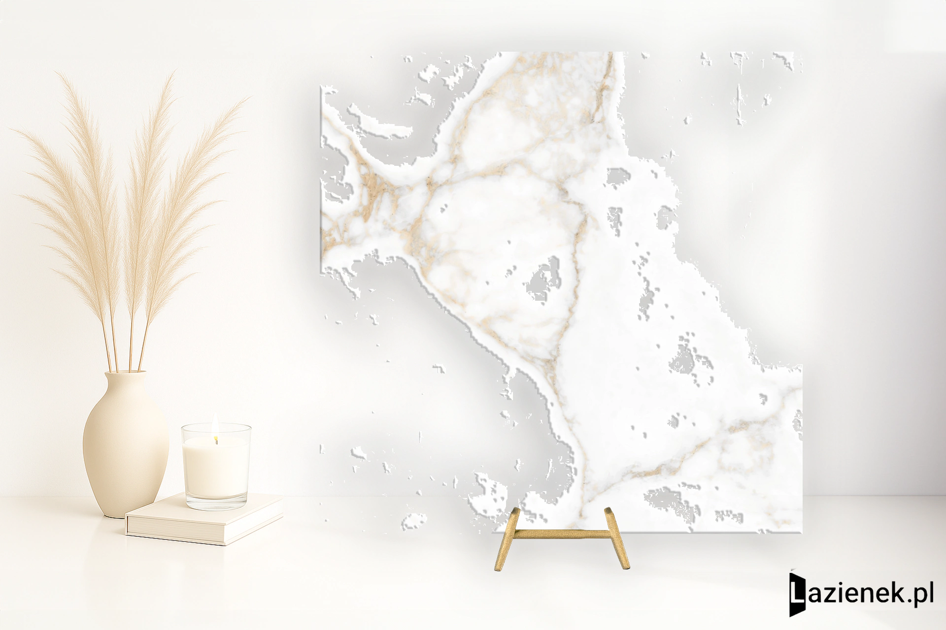 Lea Noblesse Calacatta Oro naturalna 120x120 cm gr. 9 mm - płytka rektyfikowana / LG8NB02