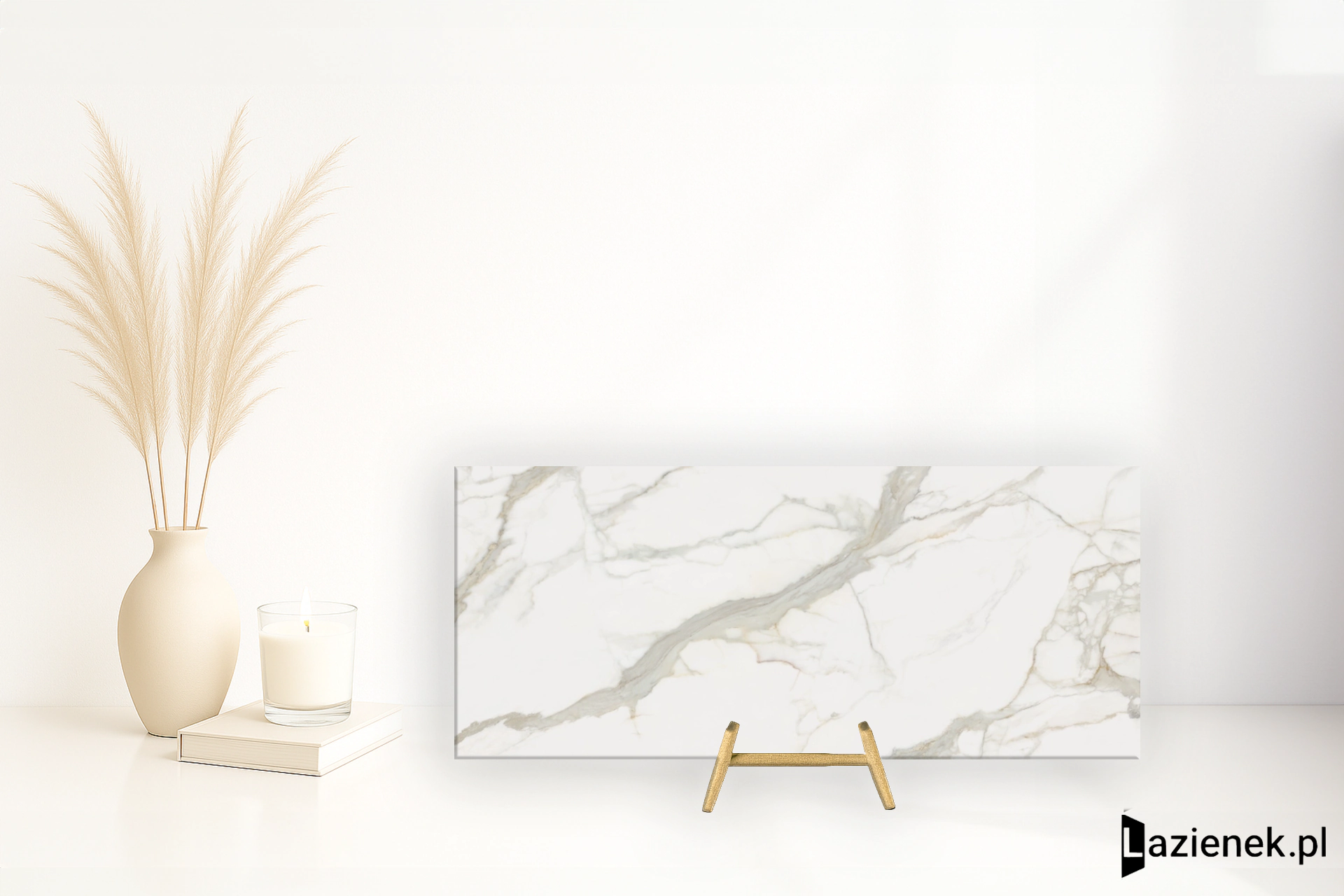 Lea Noblesse Calacatta Prestige gładka 120x278 cm gr. 6 mm - płytka rektyfikowana / LS6NB10