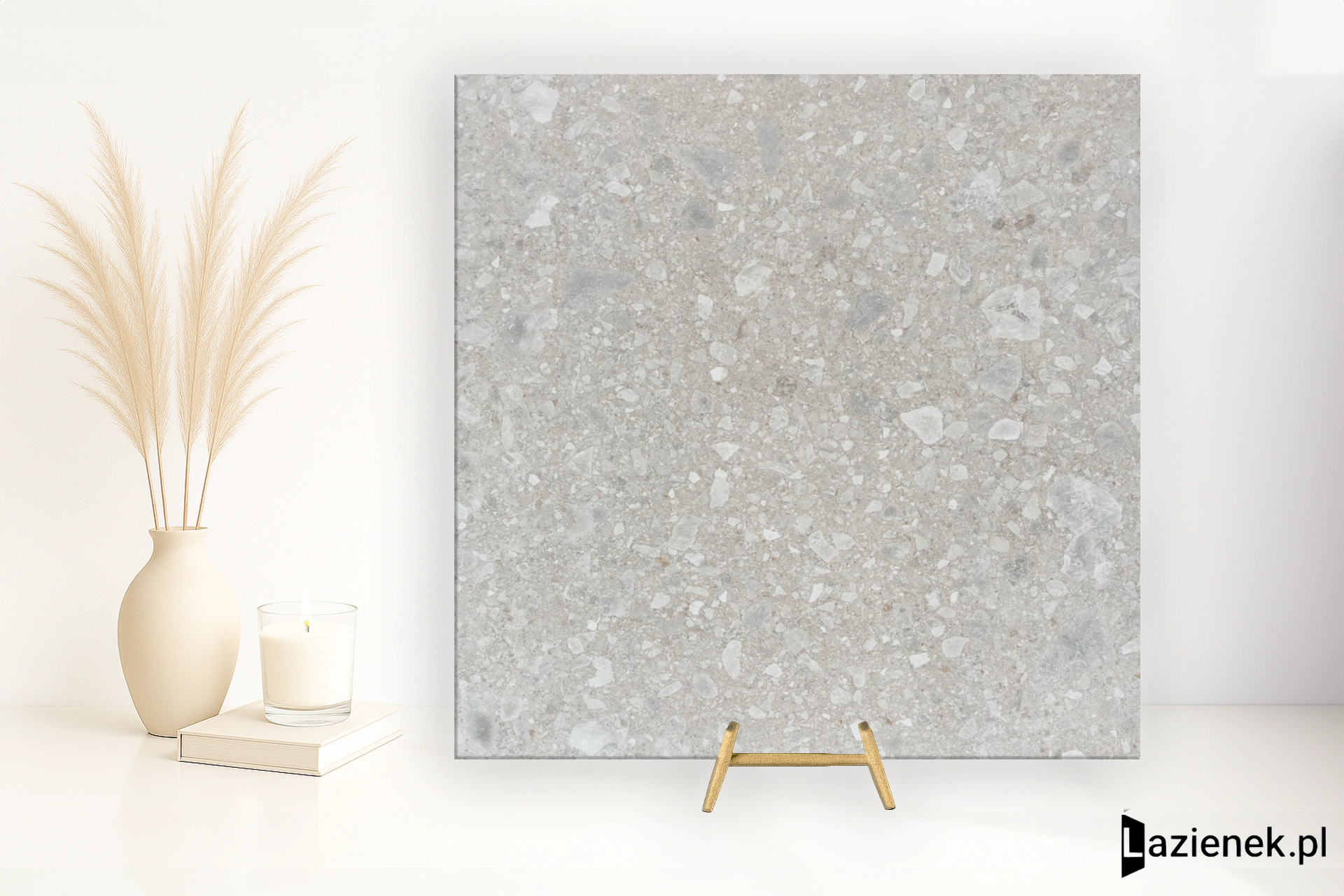 Lea Side Stone Cluster Light naturalna 120x120 cm gr. 9 mm - płytka rektyfikowana / LG8SD15