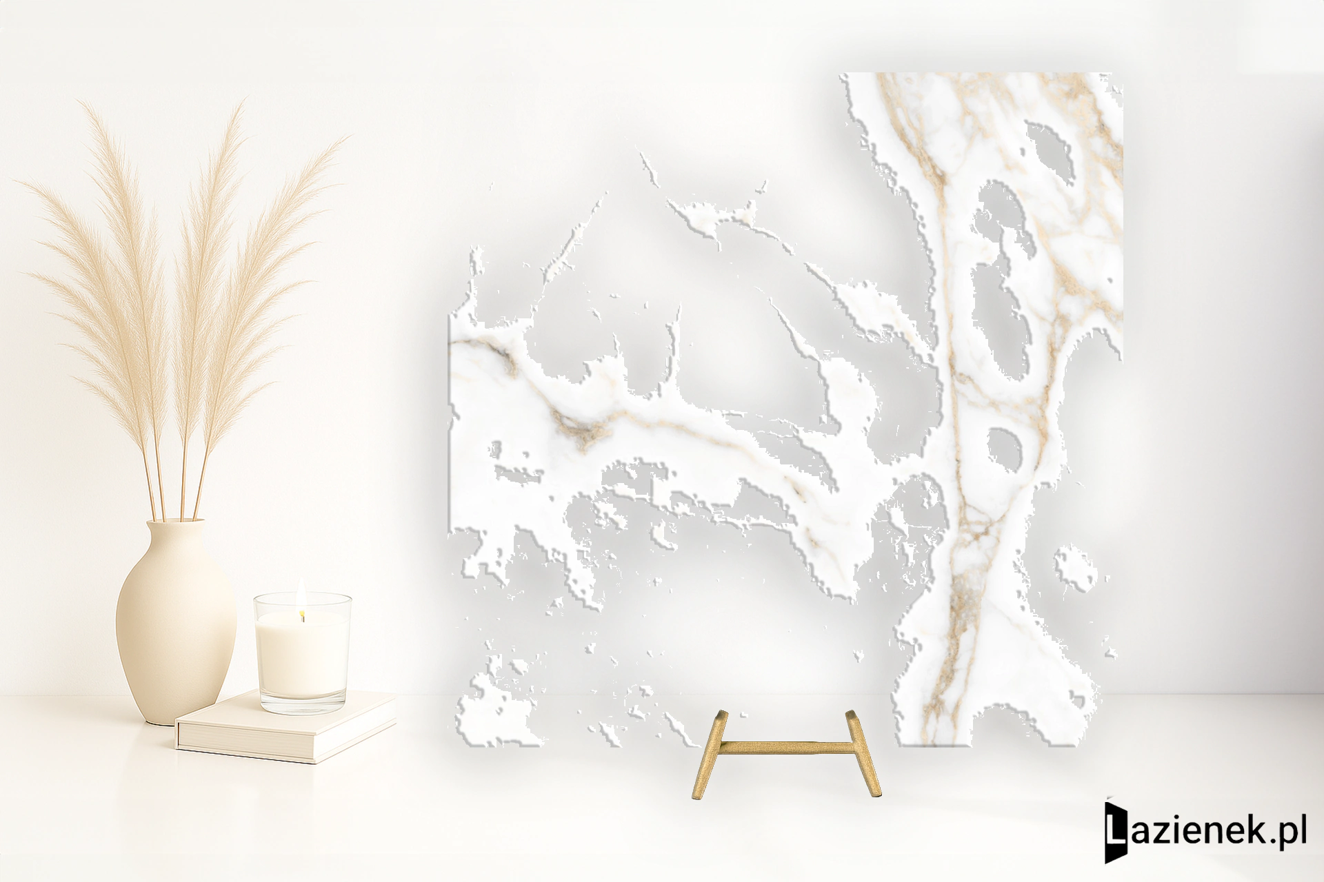 Lea Noblesse Calacatta Oro polerowana 120x120 cm gr. 6 mm - płytka rektyfikowana / LS8NB01