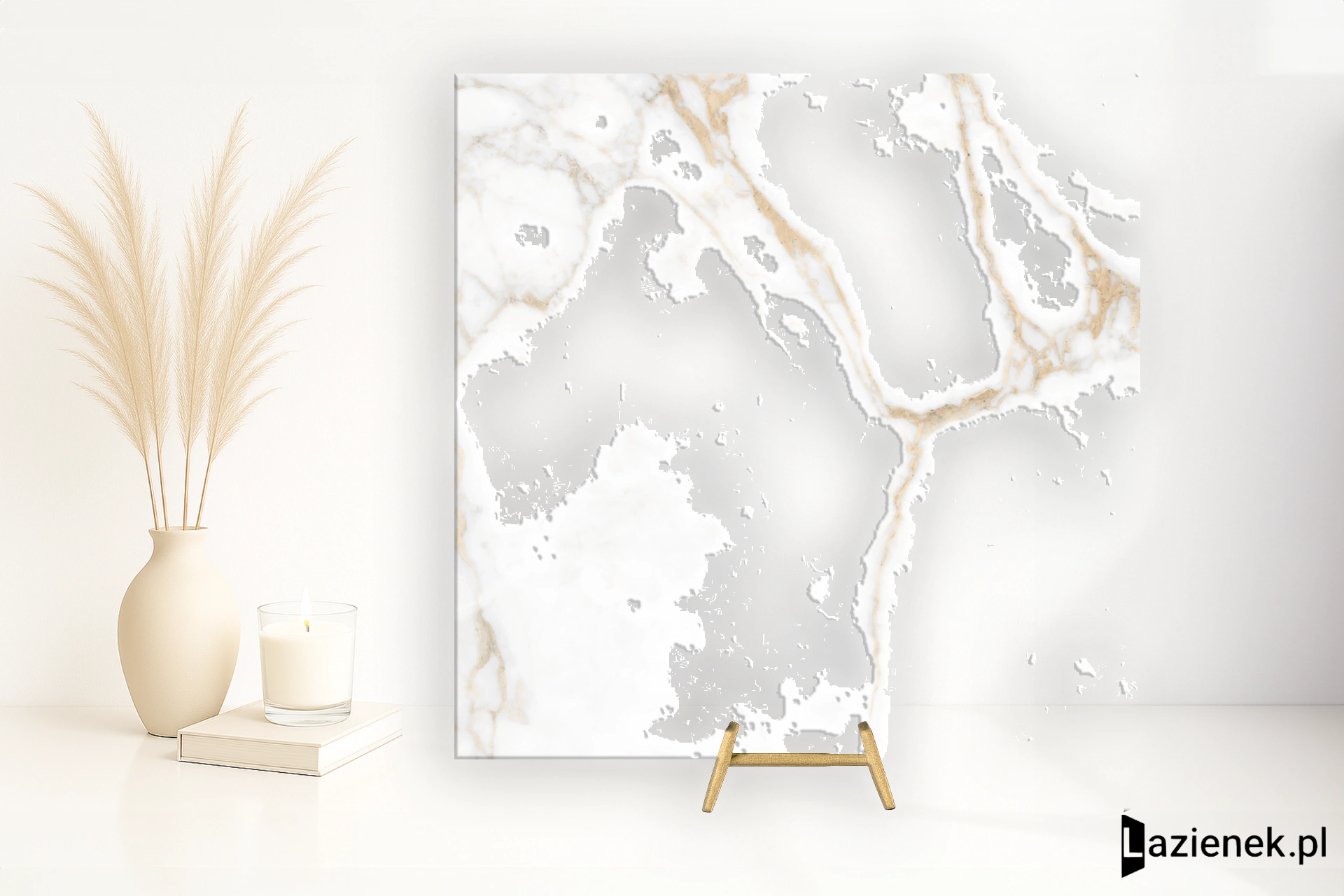 Lea Noblesse Calacatta Oro gładka 120x120 cm gr. 6 mm - płytka rektyfikowana / LS8NB00