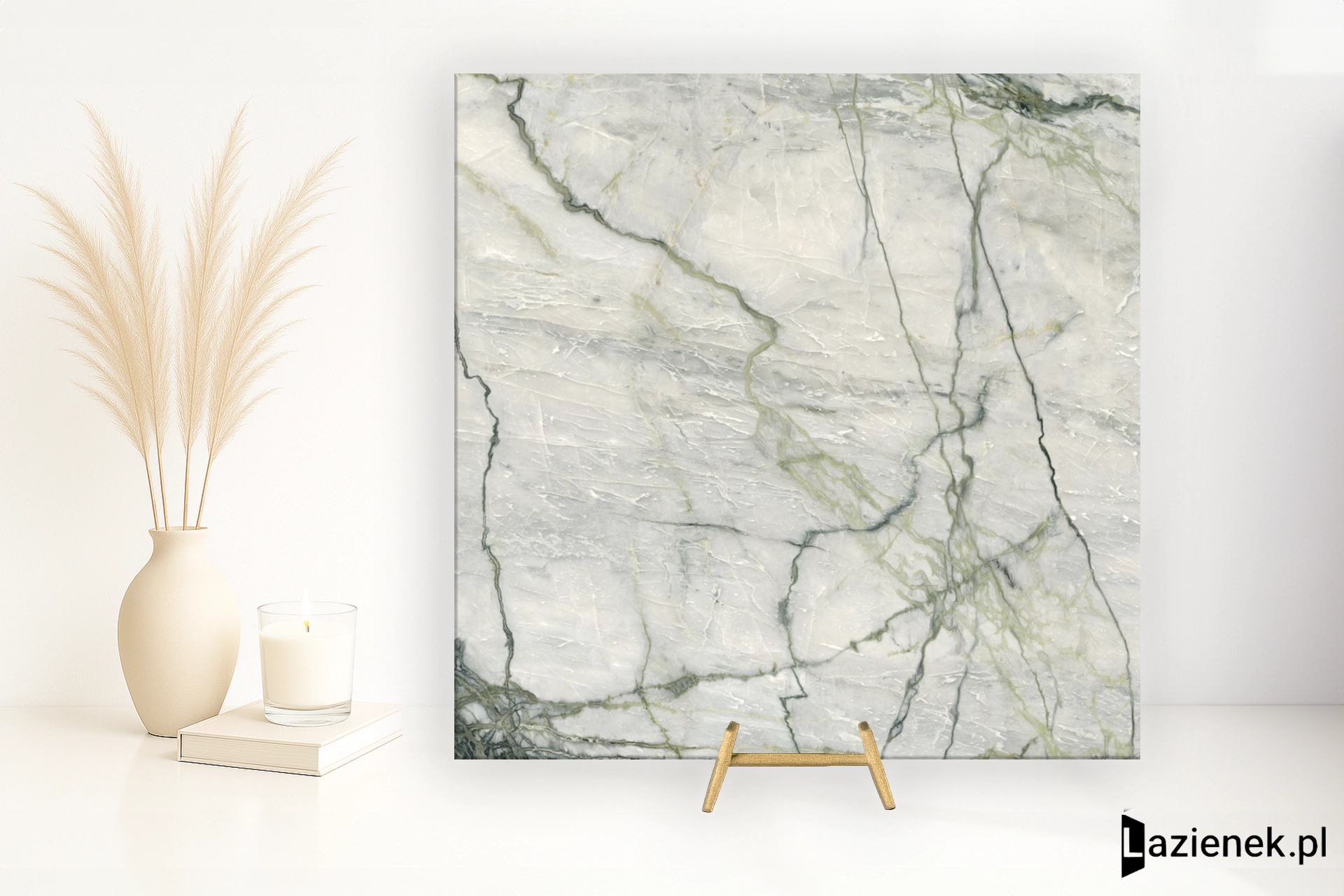 Lea Noblesse Calacatta Emerald gładka 120x120 cm gr. 6 mm - płytka rektyfikowana / LS8S500