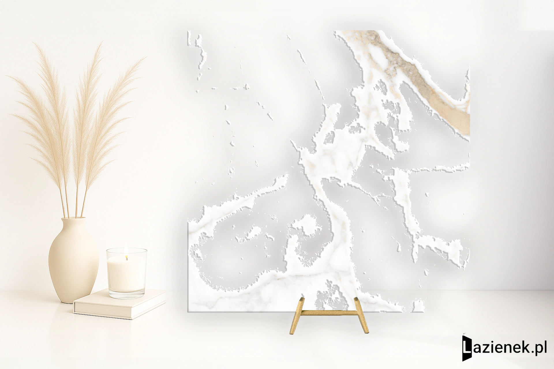 Lea Noblesse Calacatta Oro polerowana 120x120 cm gr. 9 mm - płytka rektyfikowana / LG8NB01