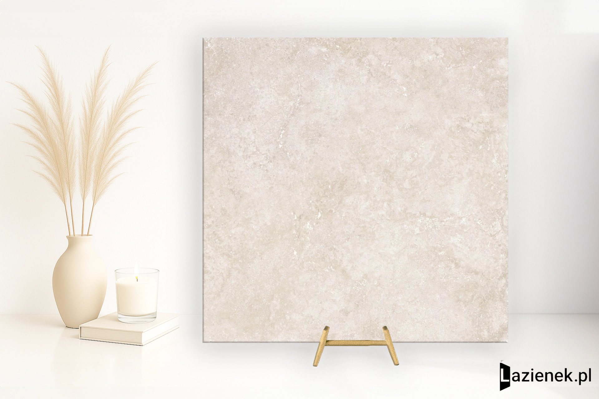 Marazzi Fabula Travertino Cross Bianco strukturalna 100x100 cm gr. 9 mm - płytka rektyfikowana/MPG6