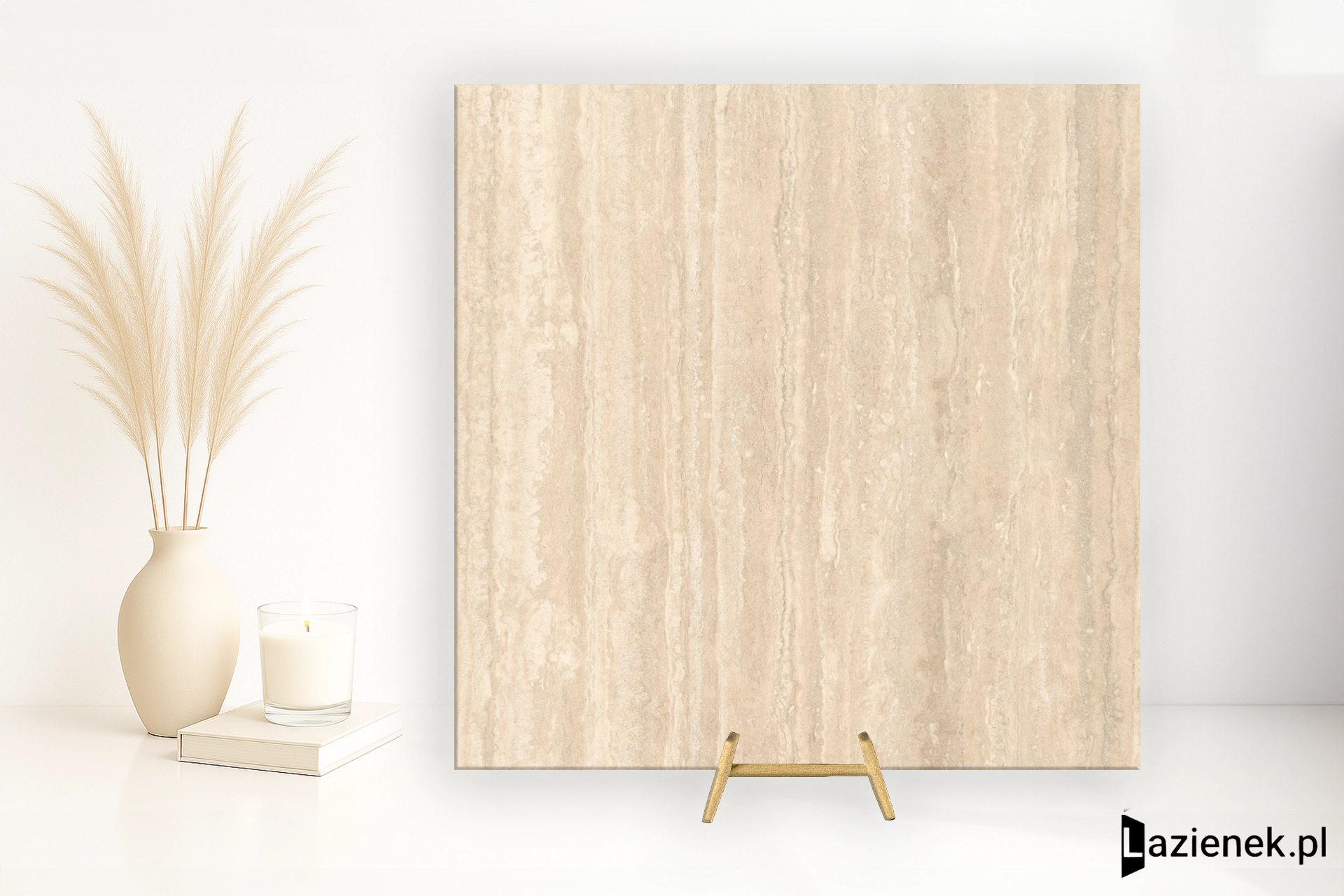 Marazzi Fabula Travertino strukturalna 100x100 cm gr. 9 mm - płytka rektyfikowana/MMDY