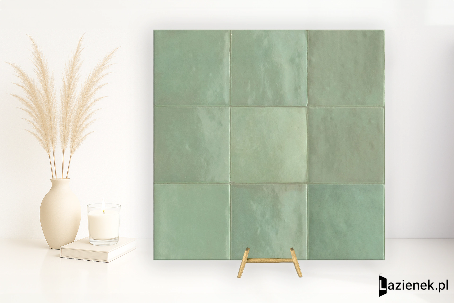 Marazzi Zellige Turchese połysk 10x10 cm gr. 10 mm - płytka nierektyfikowana / M5P4