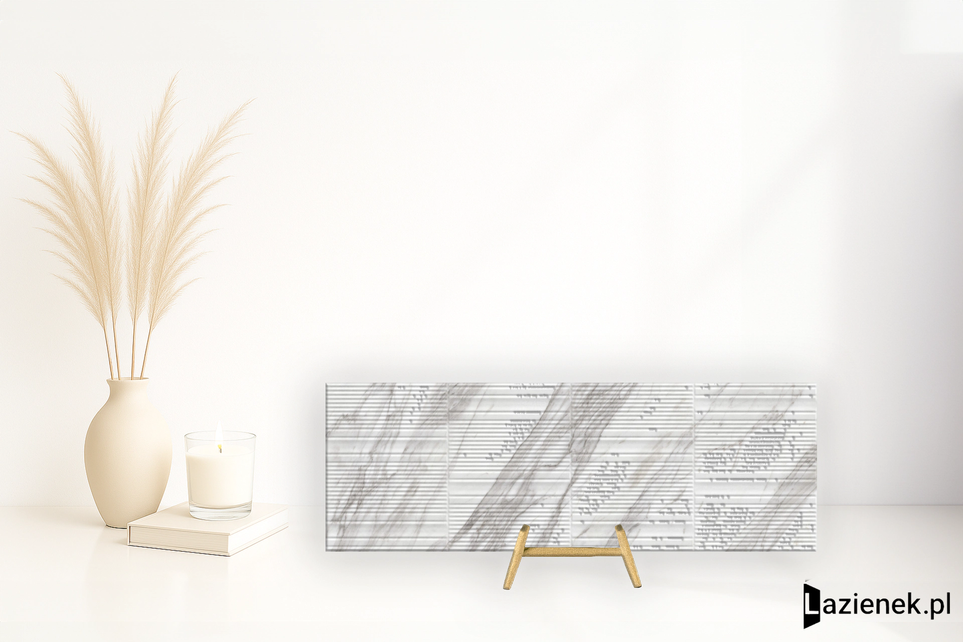 Marazzi Fabula Wall Calacatta wzmocniona siatką 33x100 cm gr. 10 mm - płytka rektyfikowana/MN3G
