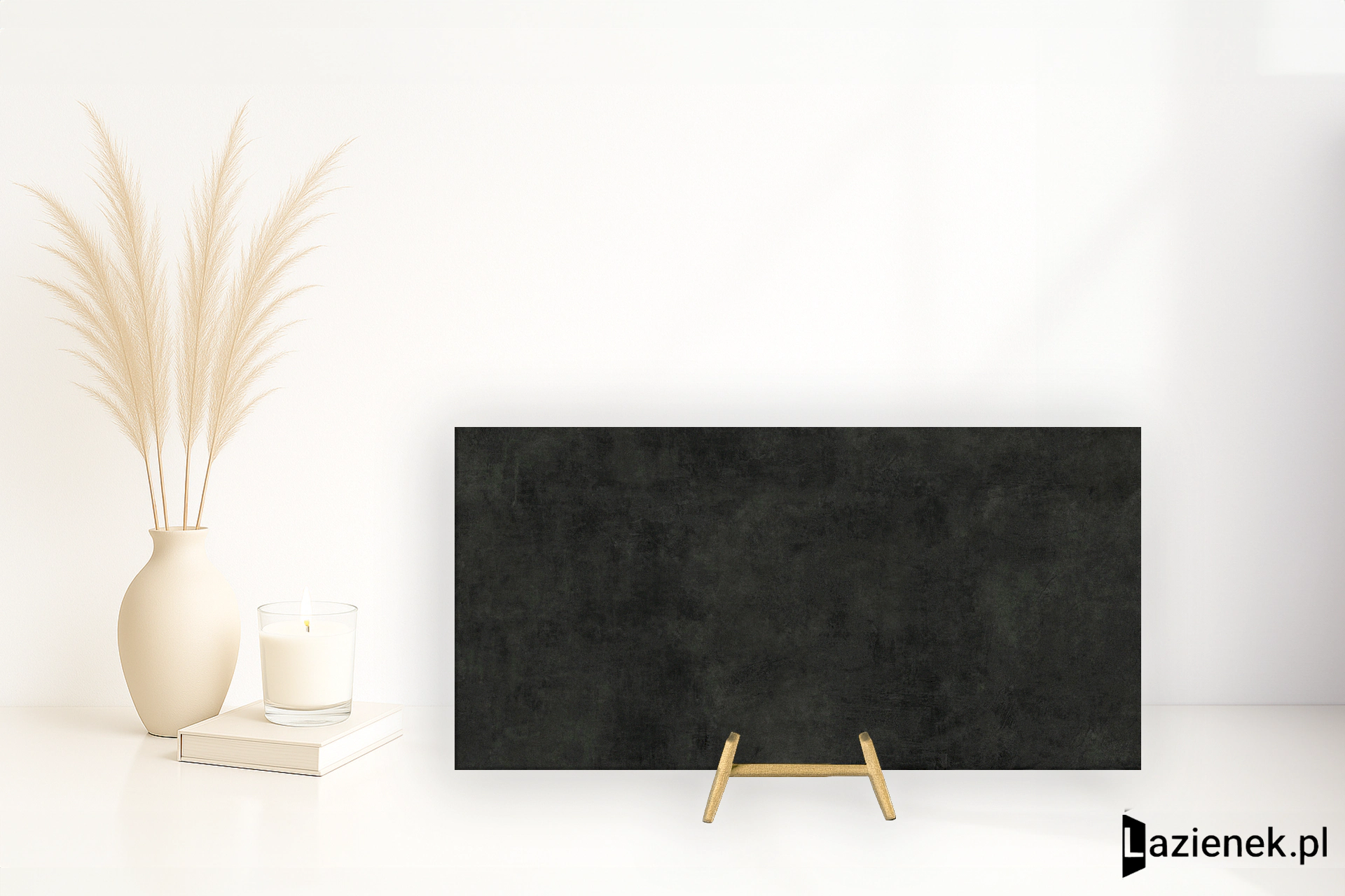 Marazzi Grande Concrete Look Black strukturalna 160x320 cm gr. 6 mm - płytka rektyfikowana/MNH0