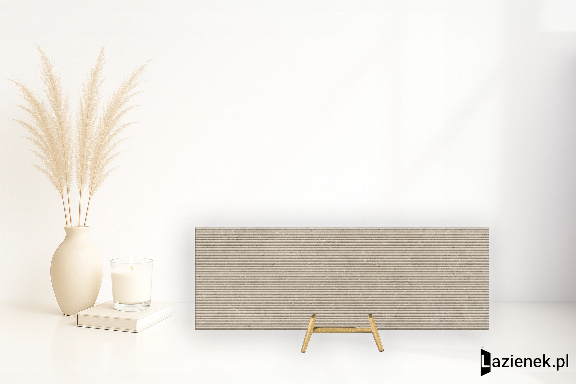 Marazzi Limestone Wall Taupe strukturalna 40x120 cm gr. 8 mm - płytka rektyfikowana/MFCK