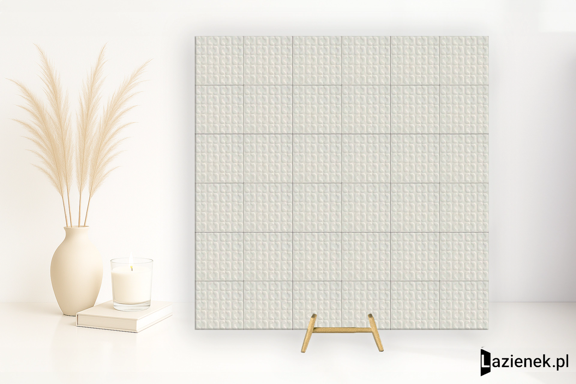 Marazzi Memoria Bianco wzmocniona siatką 15x15 cm gr. 10 mm - płytka nierektyfikowana/MAY9
