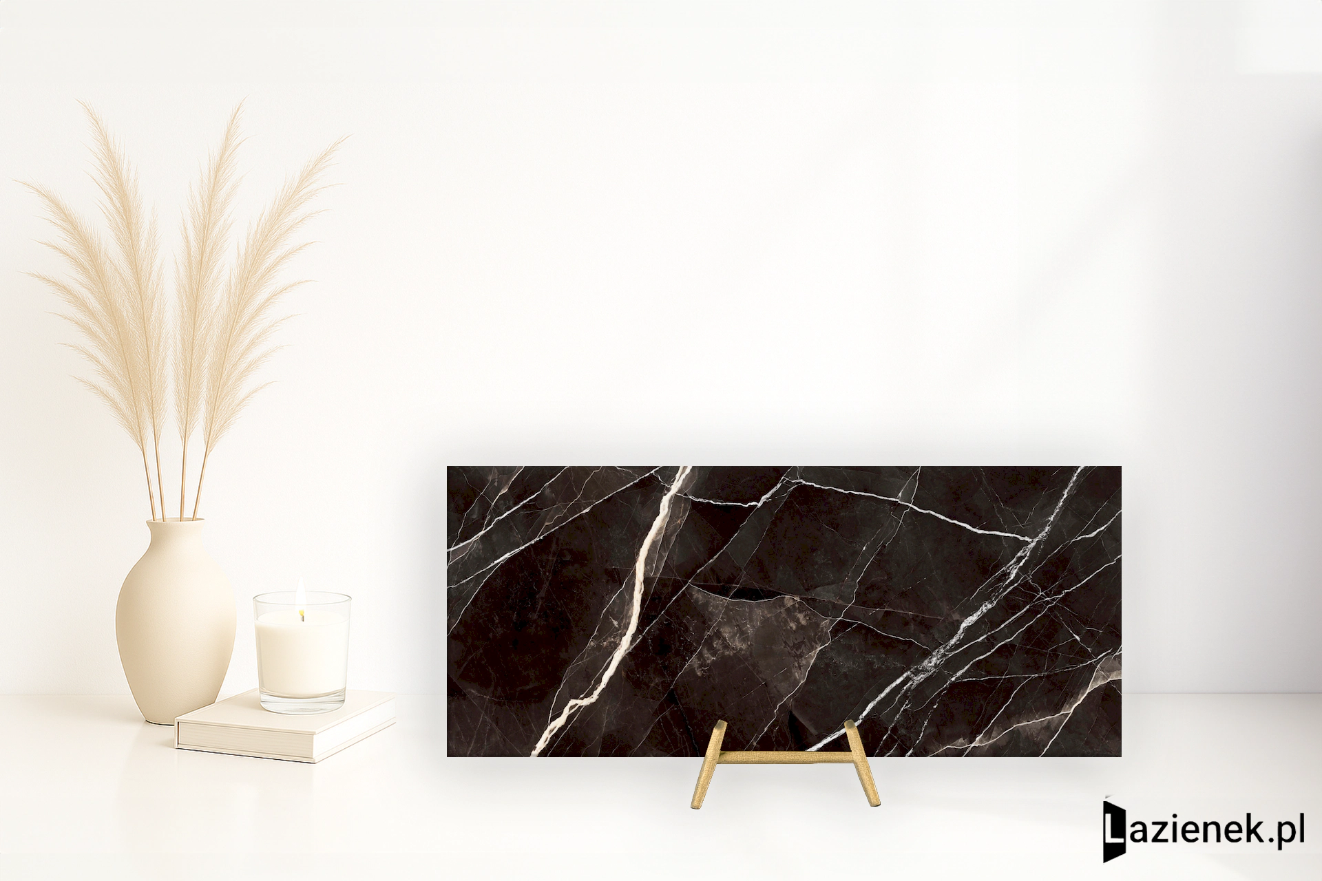 Marazzi Grande Marble Look Calacatta Black satynowa 120x278 cm gr. 6 mm - płytka rektyfikowana/MENX