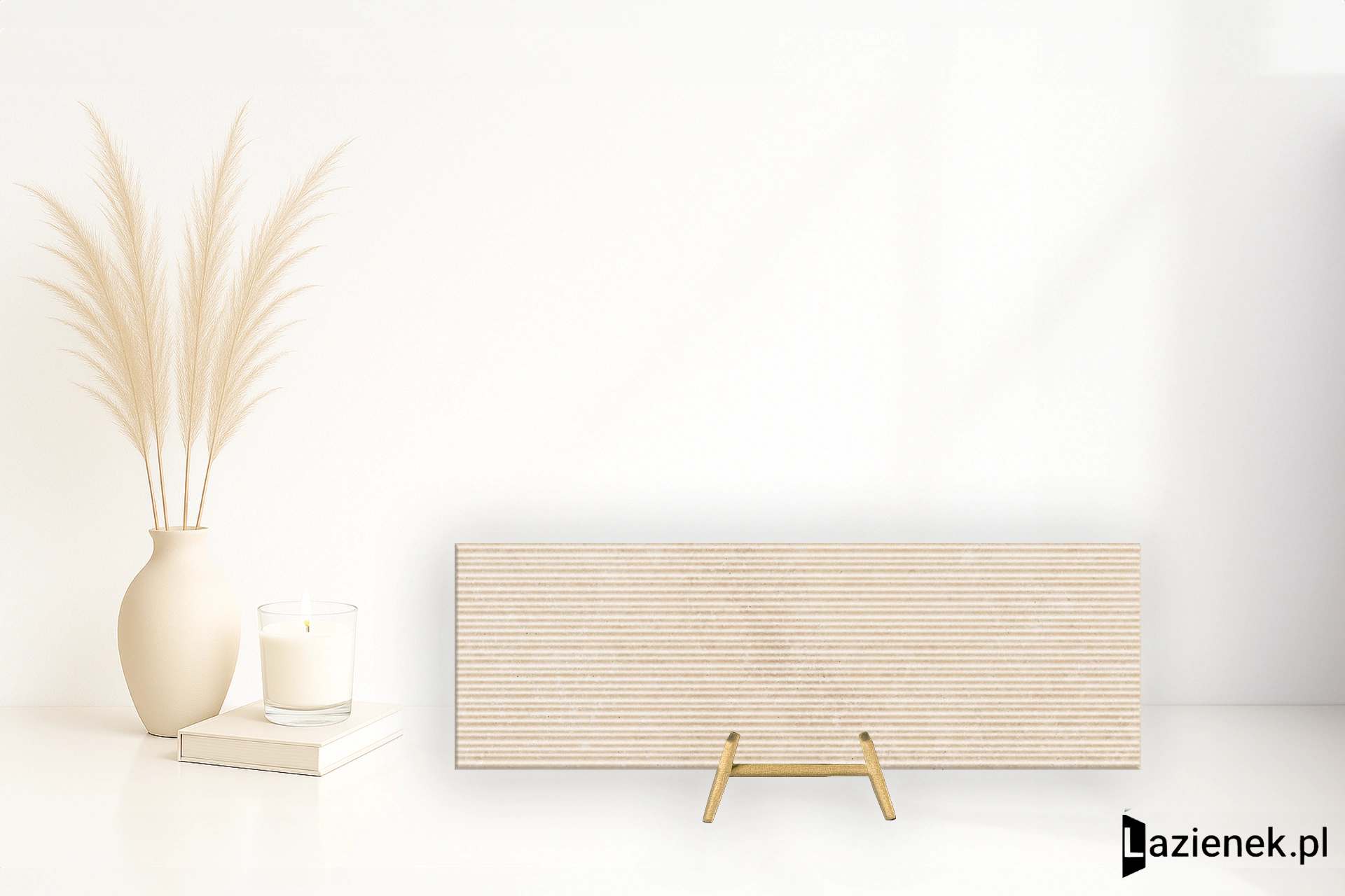 Marazzi Fabula Wall Travertino Cross Beige strukturalna 33x100 cm gr. 10 mm - płytka rektyfikowana/MP9S