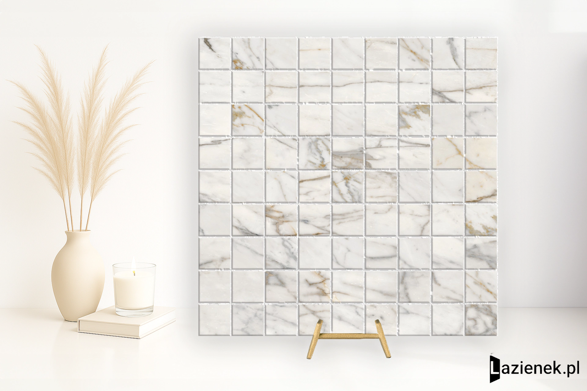 Marazzi Allmarble Golden White satynowa 30x30 cm gr. 10 mm - płytka rektyfikowana/M4H0
