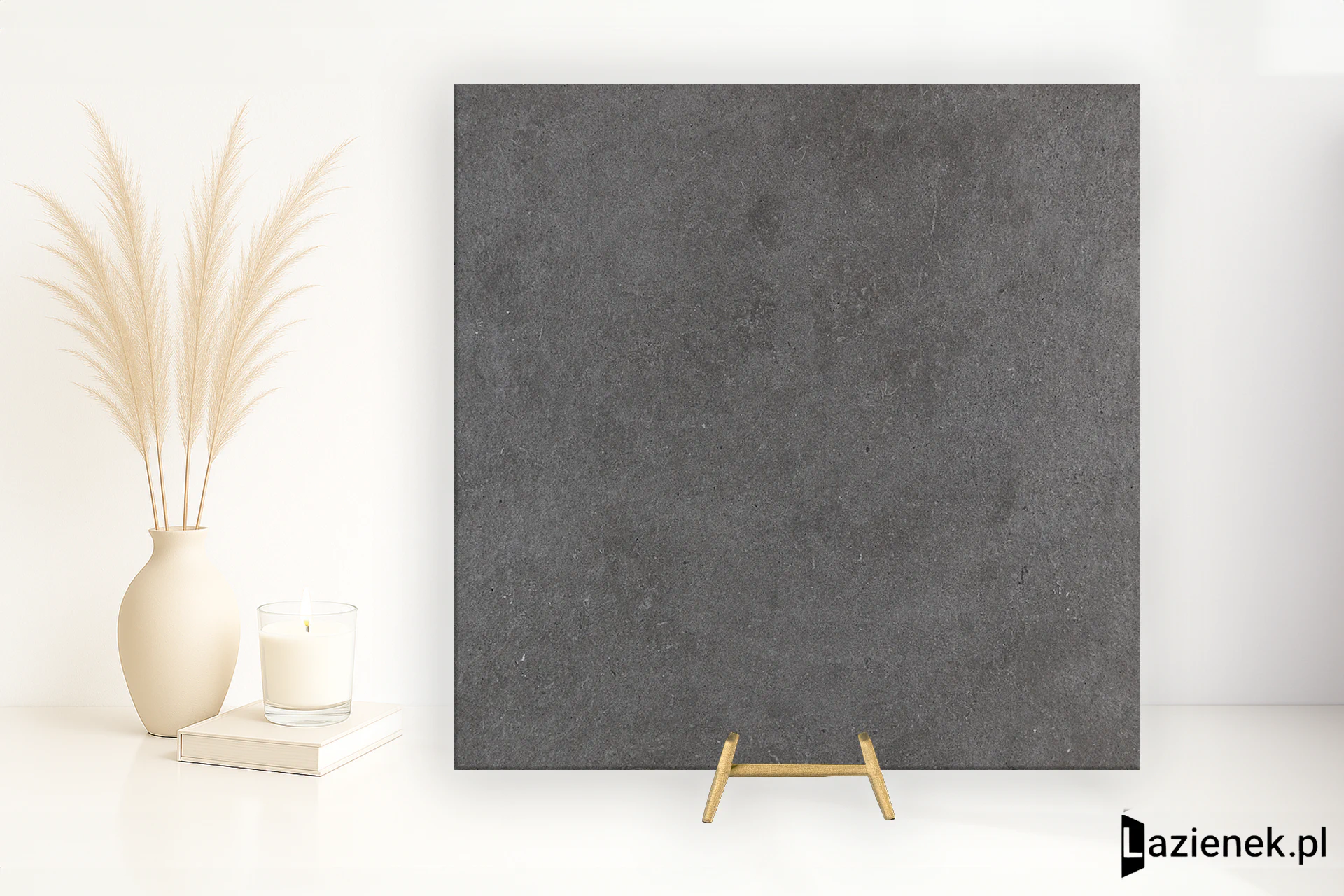 Marazzi Mystone Silverstone Nero błyszcząca 60x60 cm gr. 20 mm - płytka rektyfikowana/MLD4