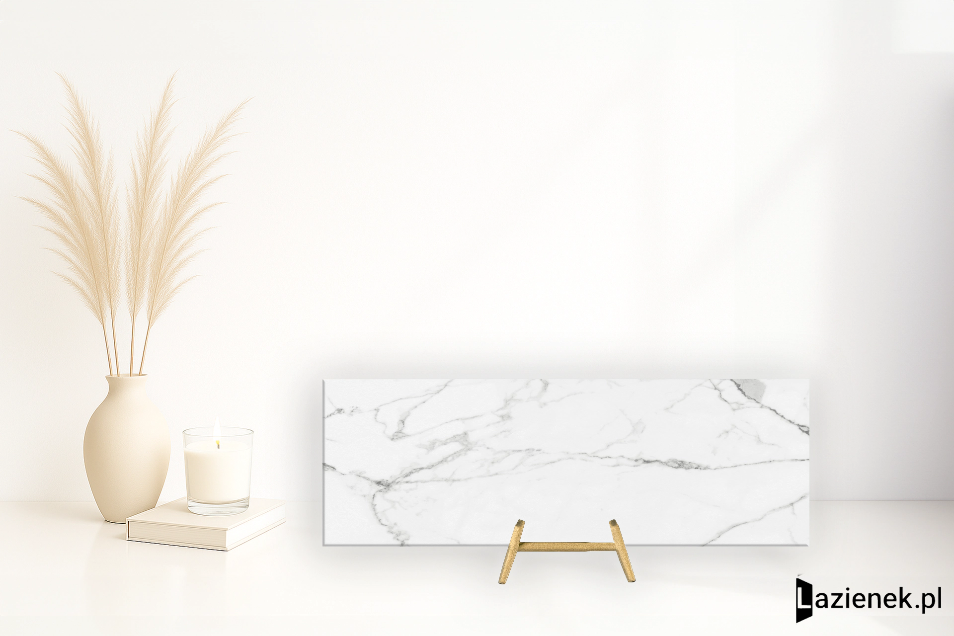 Marazzi Fabula Wall Statuario wzmocniona siatką 33x100 cm gr. 10 mm - płytka rektyfikowana/MN36