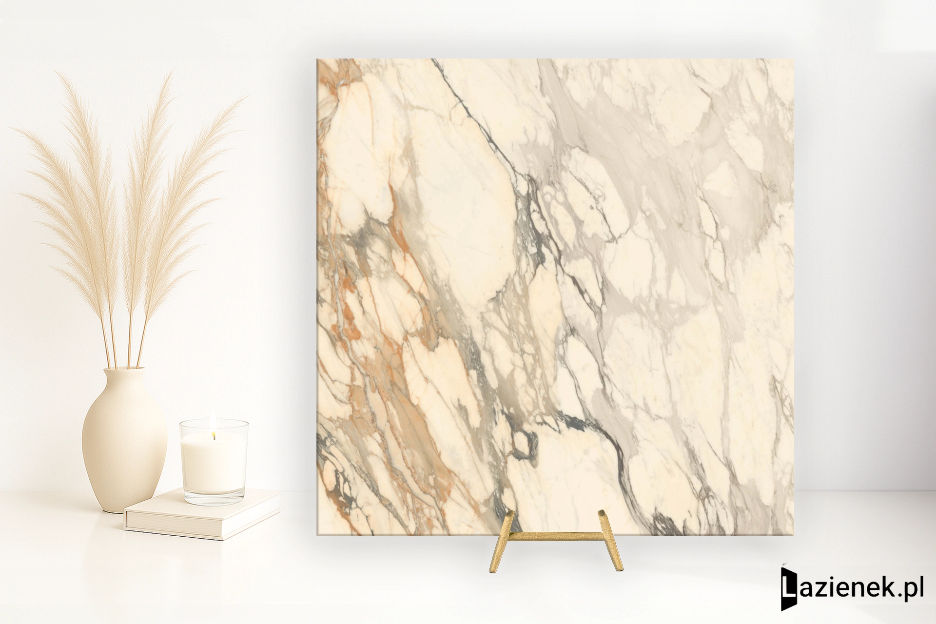 Marazzi Grande Marble Look Calacatta Vena Vecchia satynowa 120x120 cm gr. 6 mm - płytka rektyfikowana/MEMV