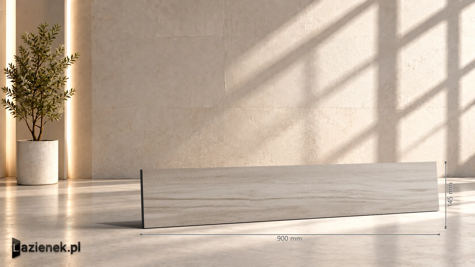 Marazzi Actually Pearl strukturalna 14.5x90 cm gr. 8 mm - płytka rektyfikowana/MC2Y