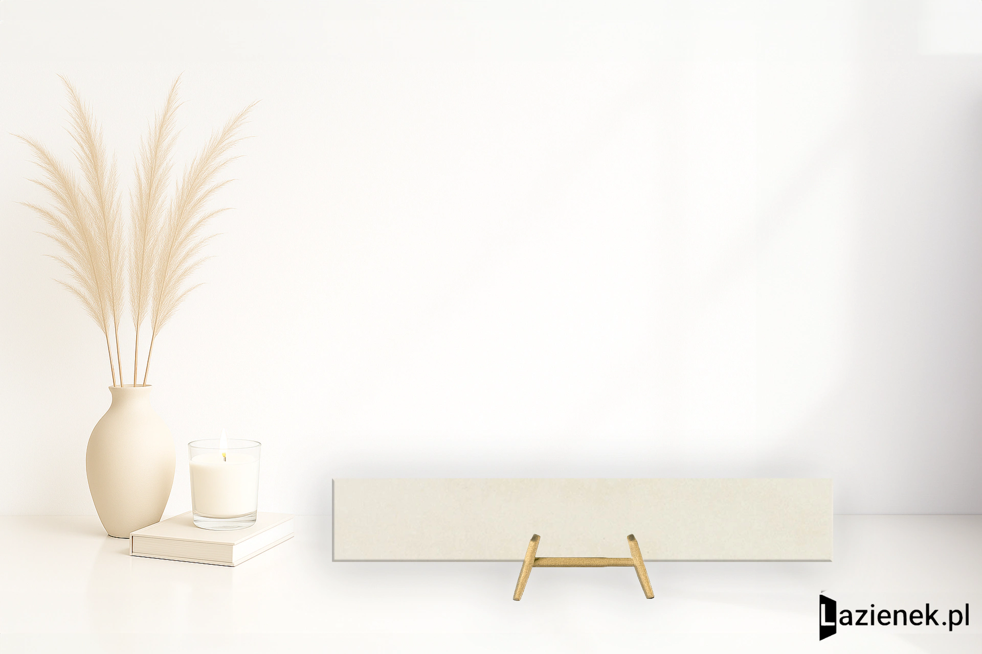 Marazzi Sistemn Bianco mat 15x60 cm gr. 11 mm - płytka rektyfikowana / M838
