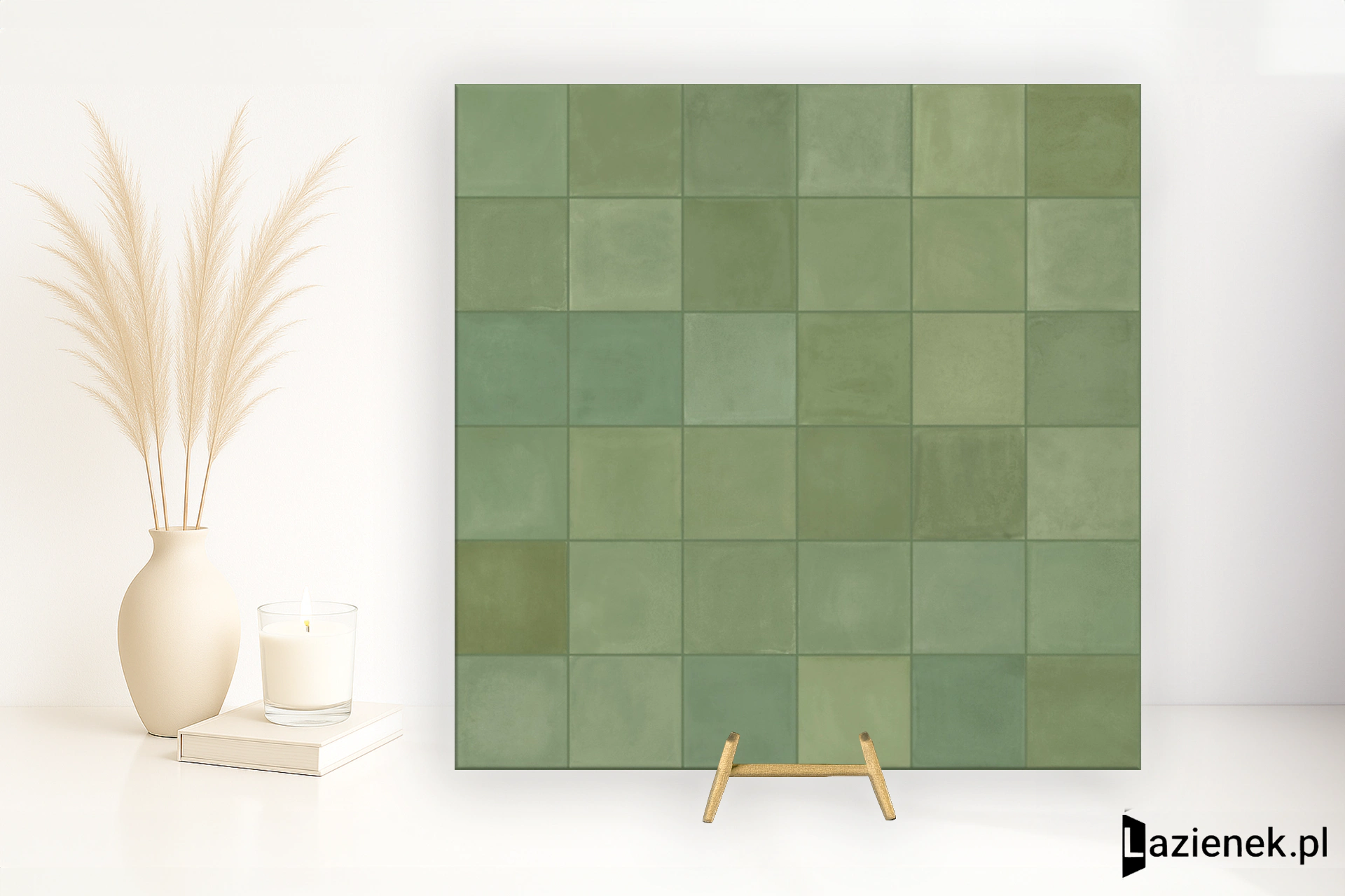 Marazzi D_Segni Blend Verde strukturalna 10x10 cm gr. 10 mm - płytka nierektyfikowana/M613