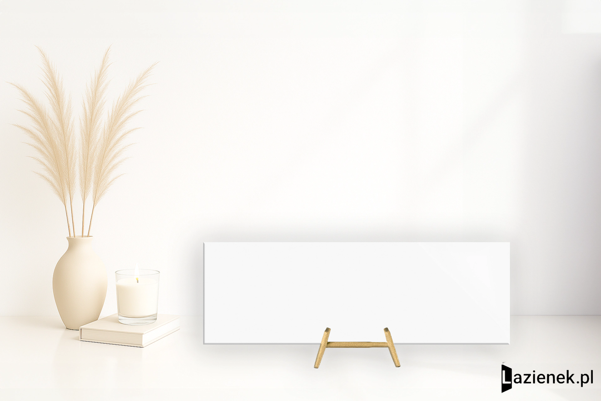 Marazzi Pure White połysk 30x90 cm gr. 10 mm - płytka rektyfikowana / M12X