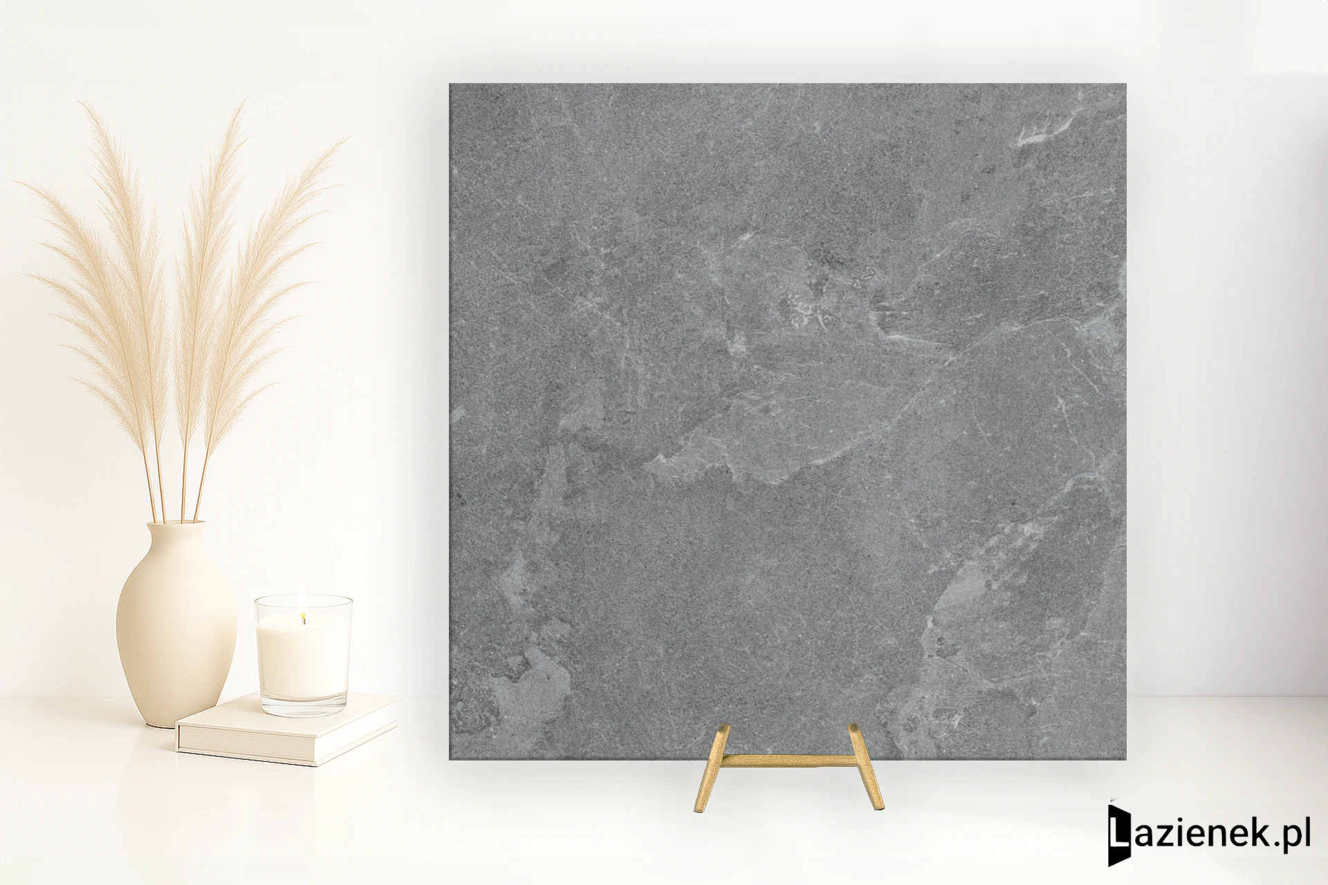 Marazzi Mystone Pietra Ligure Antracite strukturalna 75x75 cm gr. 9 mm - płytka rektyfikowana/MPKK