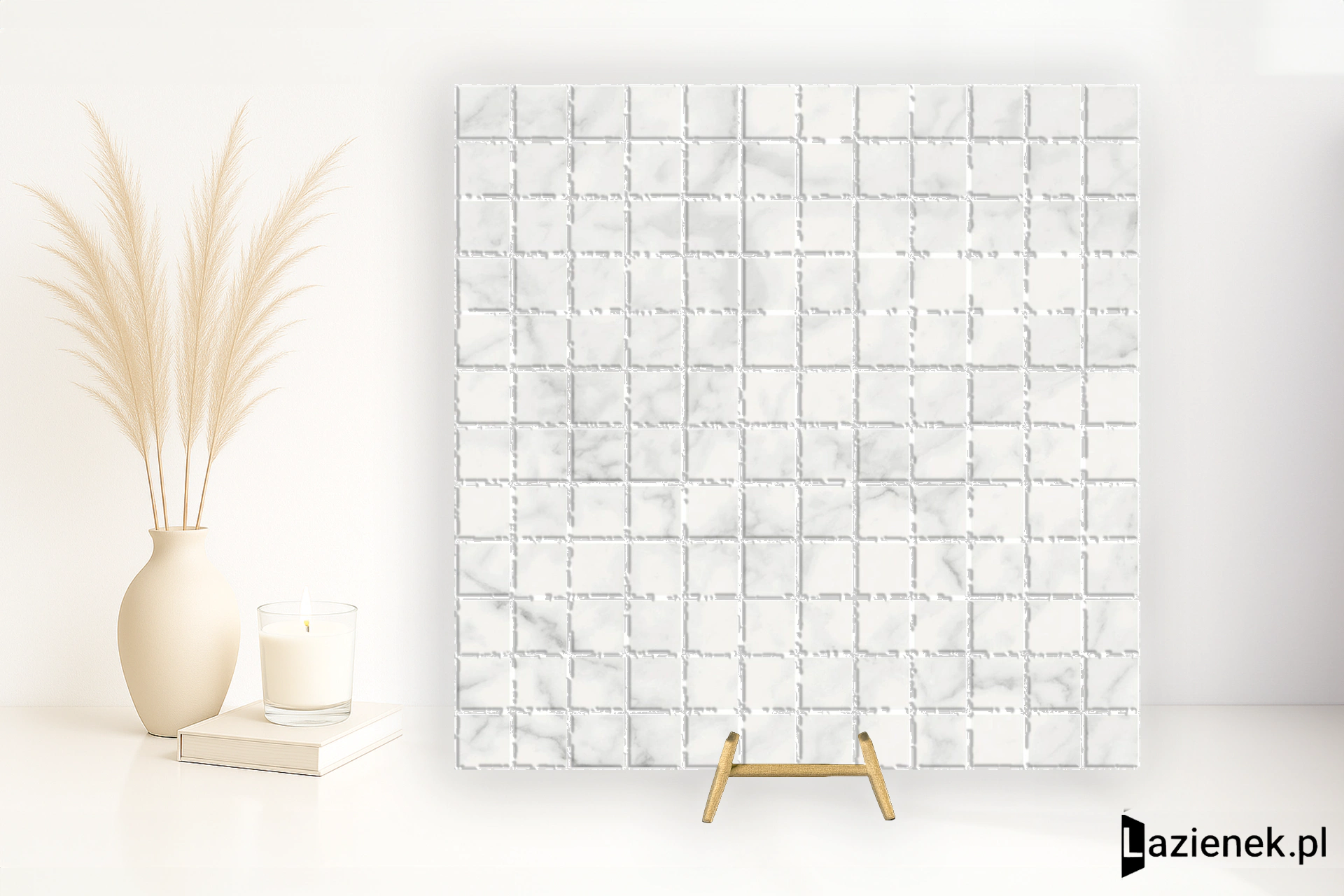 Marazzi Marbleplay Statuario satynowa 30x30 cm gr. 10 mm - płytka rektyfikowana/M4PQ
