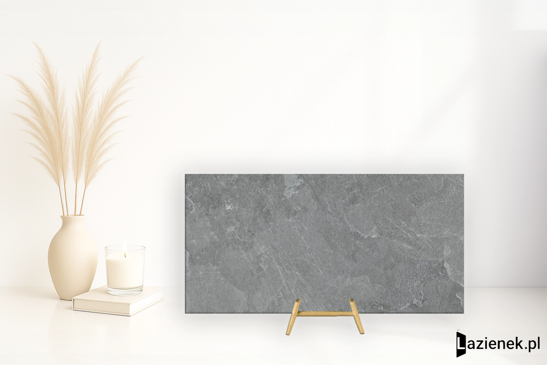 Marazzi Mystone Pietra Ligure Antracite strukturalna 60x120 cm gr. 9 mm - płytka rektyfikowana/MPJX
