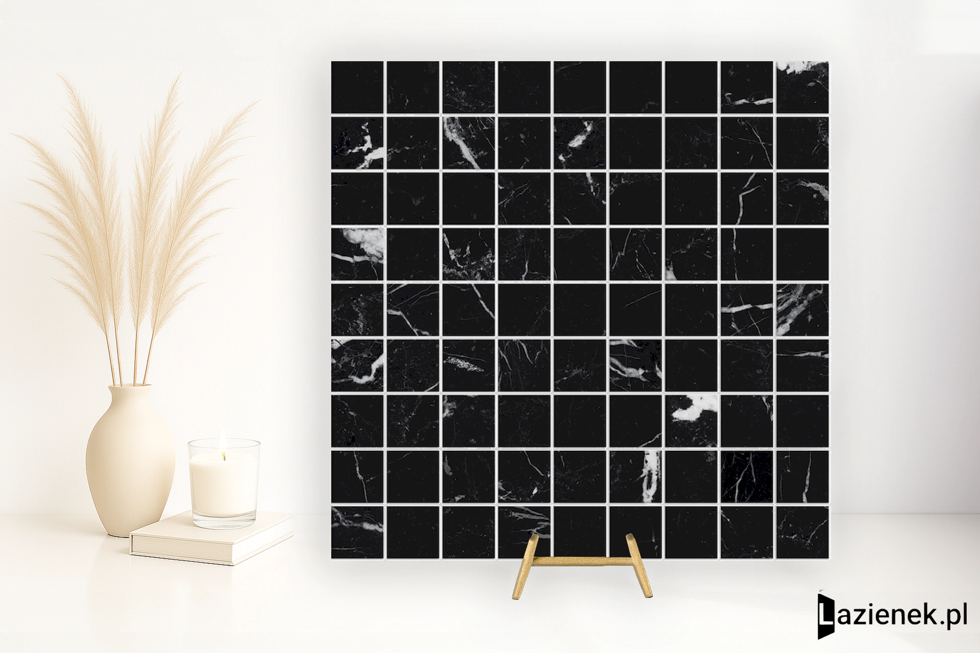 Marazzi Allmarble Elegant Black strukturalna 30x30 cm gr. 10 mm - płytka nierektyfikowana/M45Y