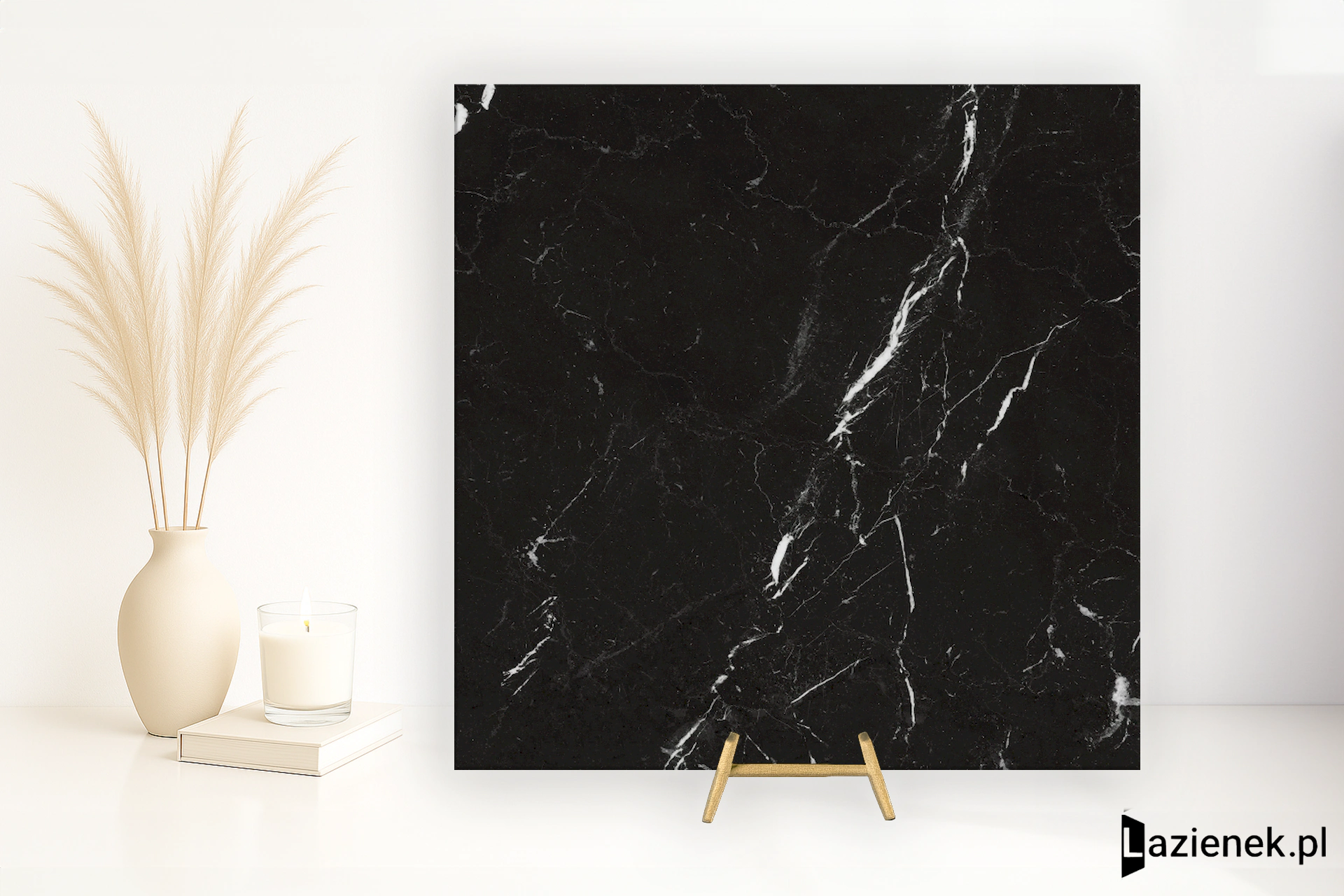 Marazzi Allmarble Elegant Black strukturalna 60x60 cm gr. 10 mm - płytka rektyfikowana/M3AL