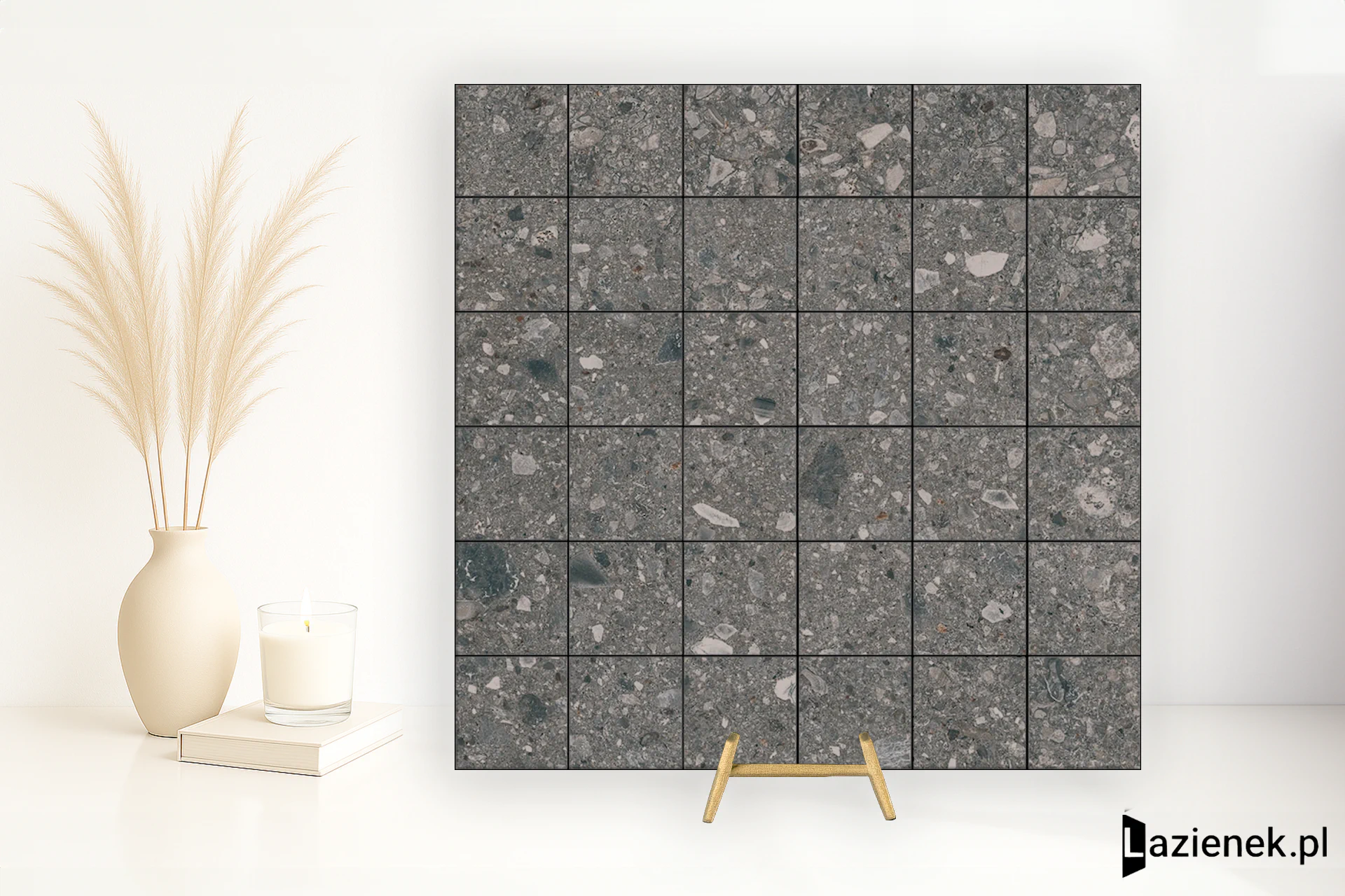 Marazzi Mystone Ceppo Di Gre Anthracite strukturalna 30x30 cm gr. 10 mm - płytka nierektyfikowana/M0NP