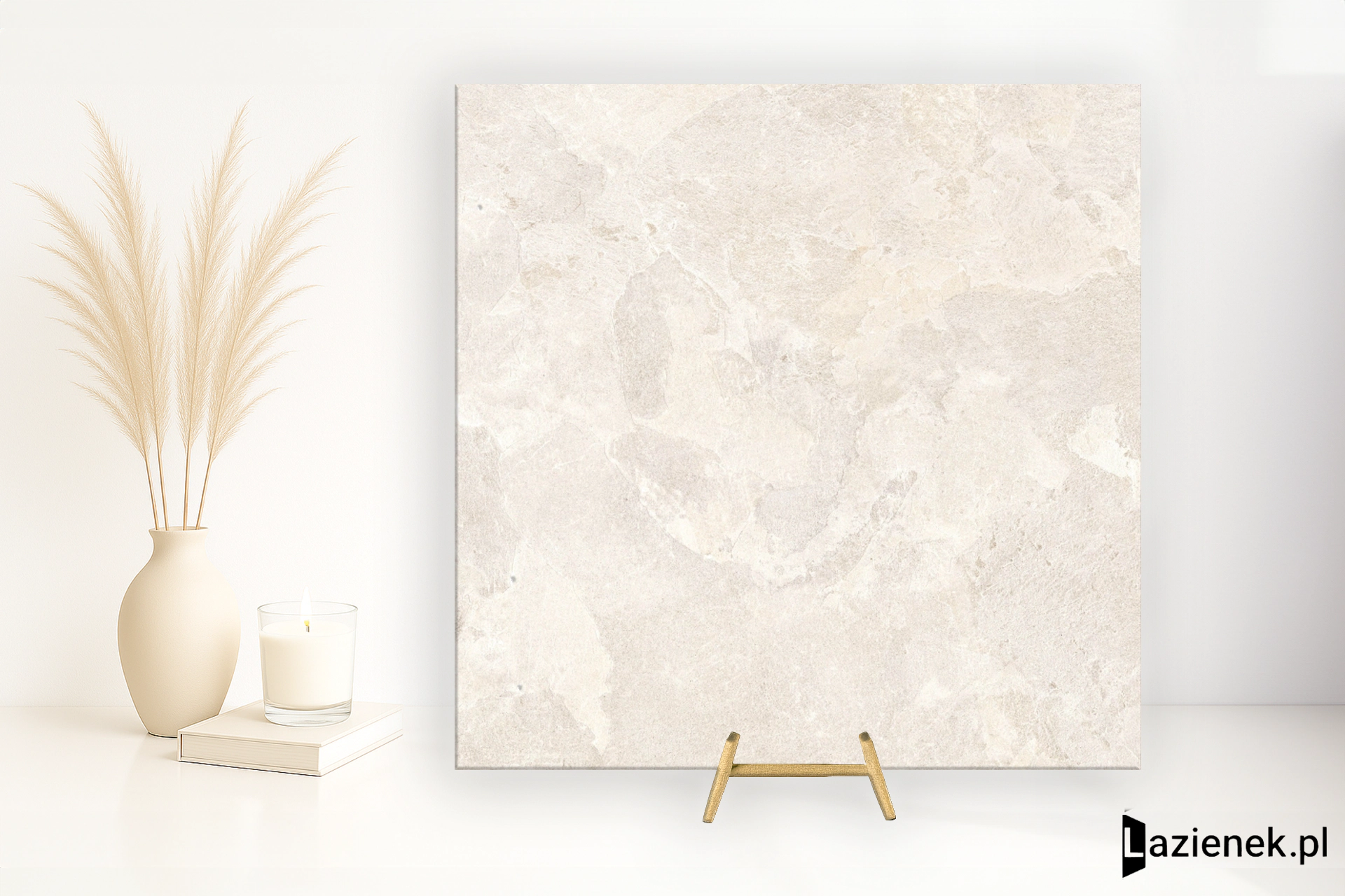 Marazzi Mystone Pietra Ligure Bianco strukturalna 120x120 cm gr. 9 mm - płytka rektyfikowana/MPJK