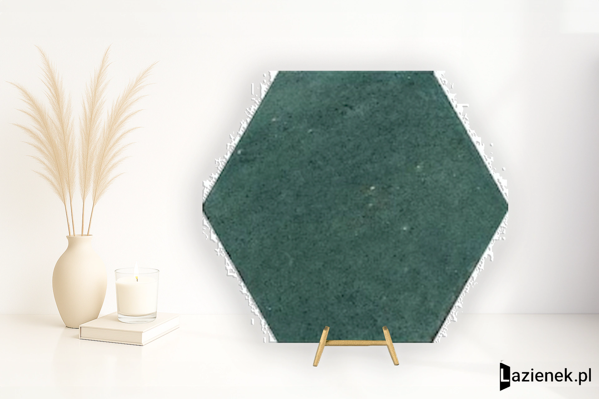 Marazzi Lume Green satynowa 21x18.2 cm gr. 10 mm - płytka nierektyfikowana/MFFG