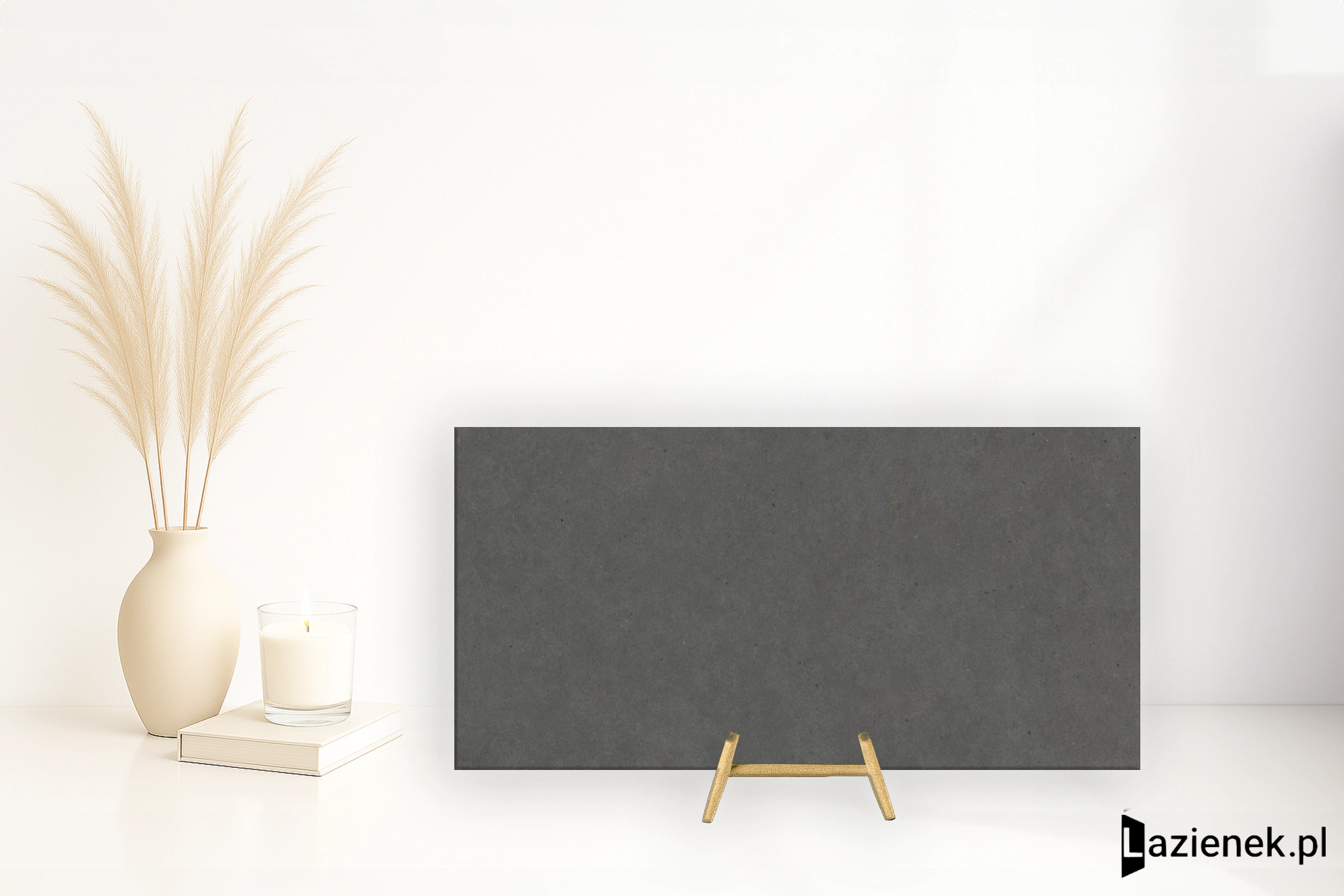 Marazzi Mystone Moon Anthracite strukturalna 90x180 cm gr. 10 mm - płytka rektyfikowana/M6AS