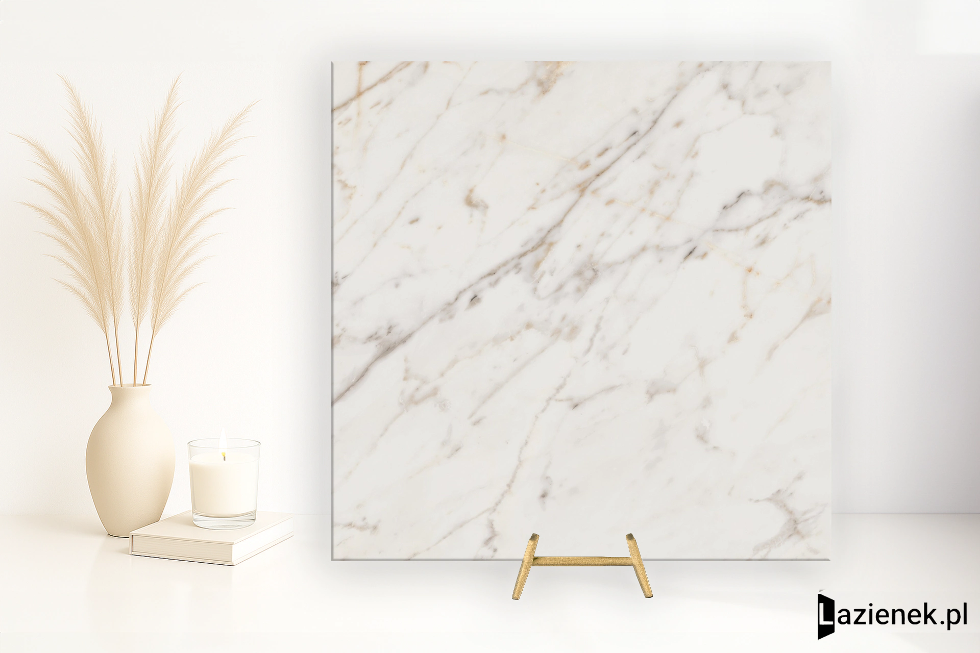Marazzi Allmarble Golden White połaczenie mat-poler 60x60 cm gr. 10 mm - płytka rektyfikowana/MEWN