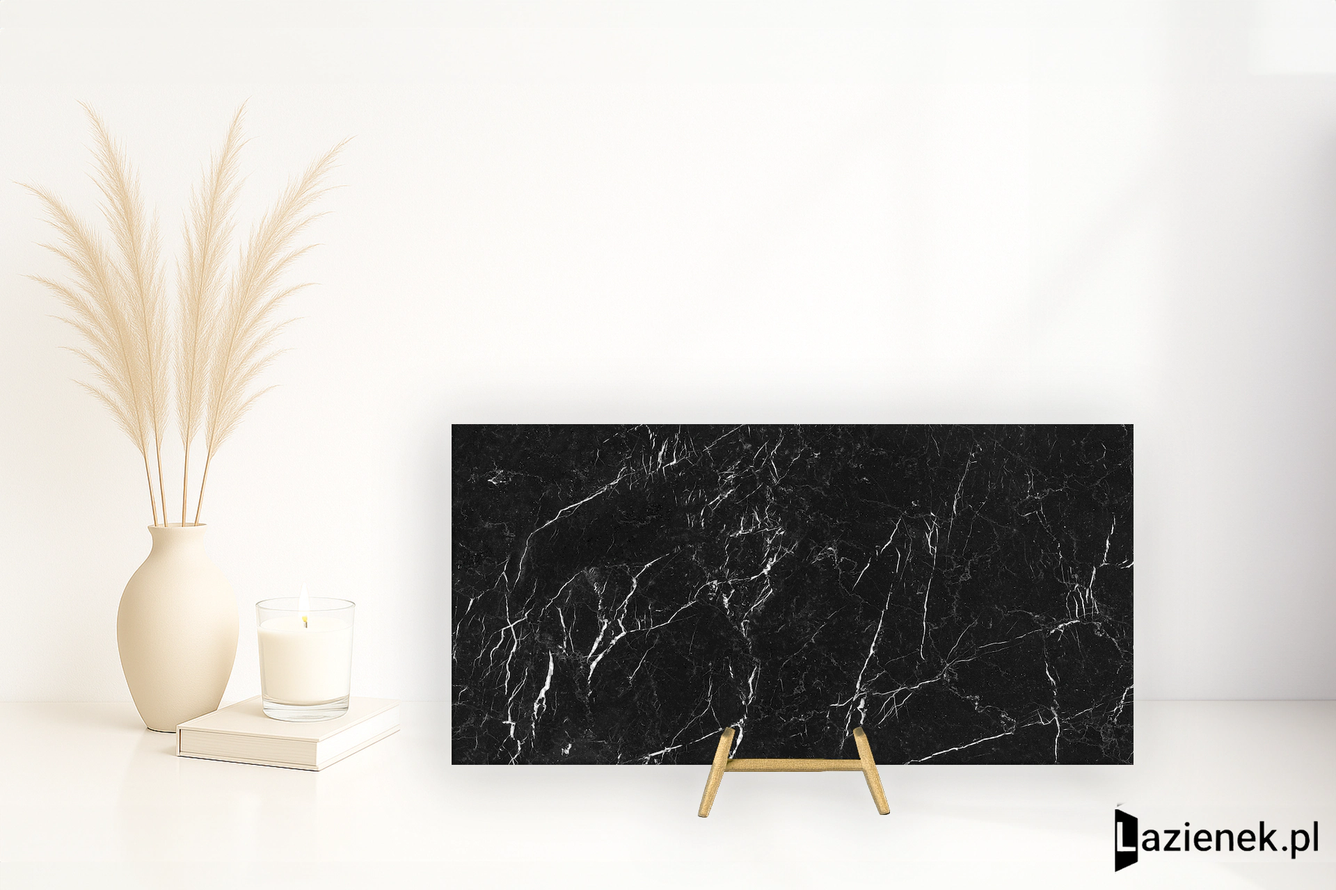 Marazzi Allmarble Elegant Black satynowa 60x120 cm gr. 10 mm - płytka rektyfikowana/M3A5