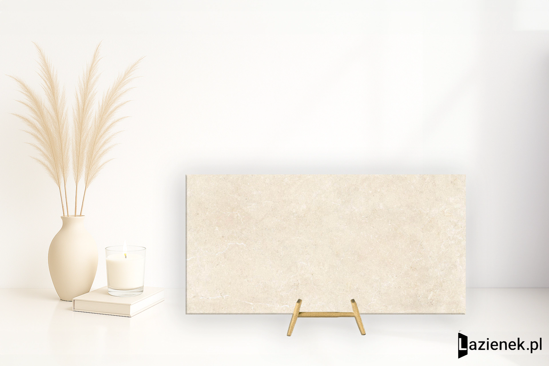 Marazzi Mystone Limestone Ivory strukturalna 75x150 cm gr. 10 mm - płytka rektyfikowana/M7E3