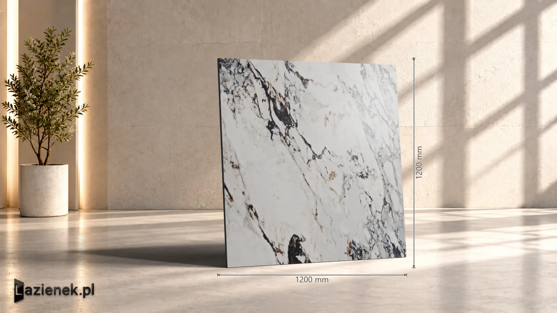Marazzi Grande Marble Look Capraia mat c2 120x120 cm gr. 6 mm - płytka rektyfikowana/M29S