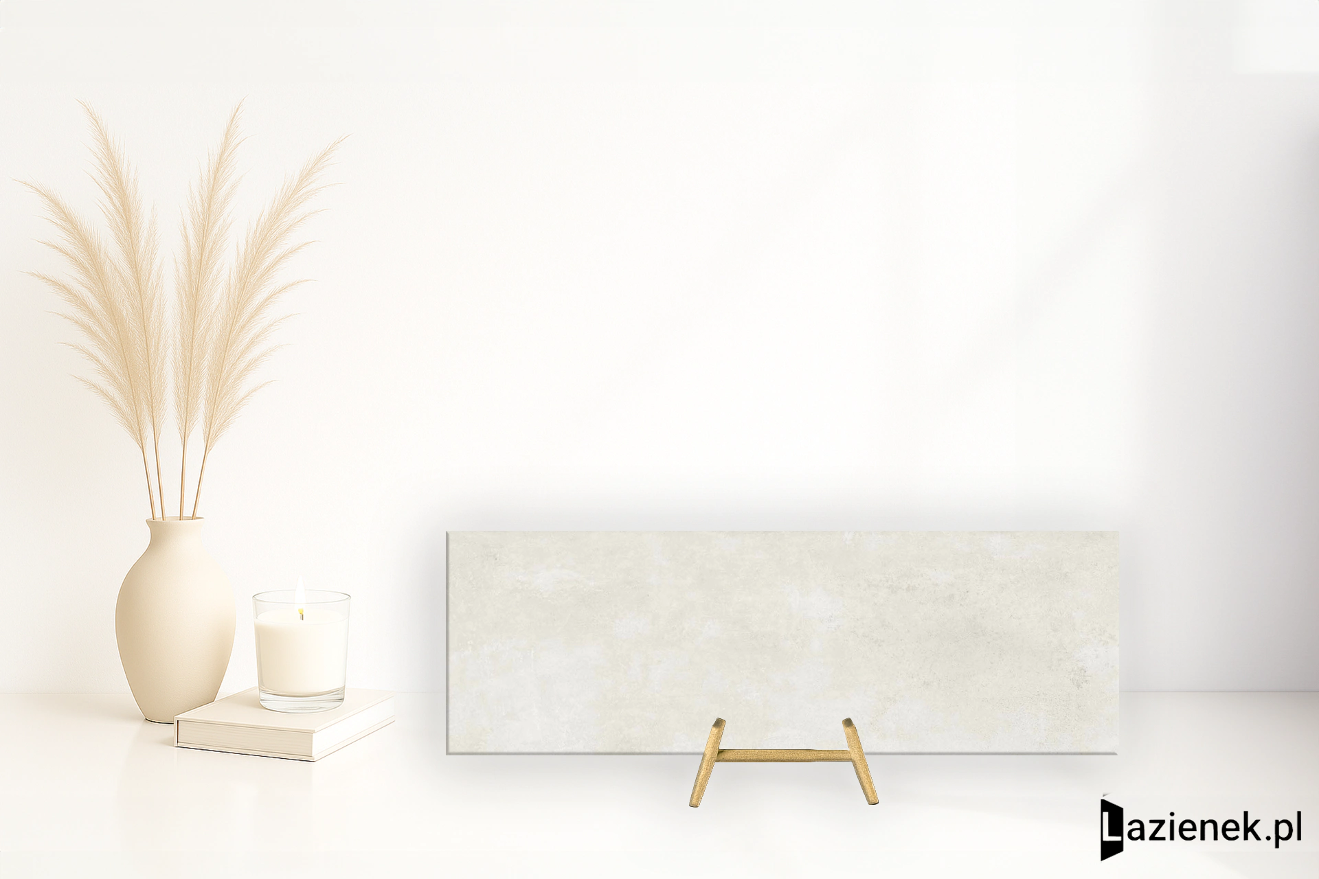 Marazzi Plaza White mat 30x90 cm gr. 10 mm - płytka rektyfikowana / M95D