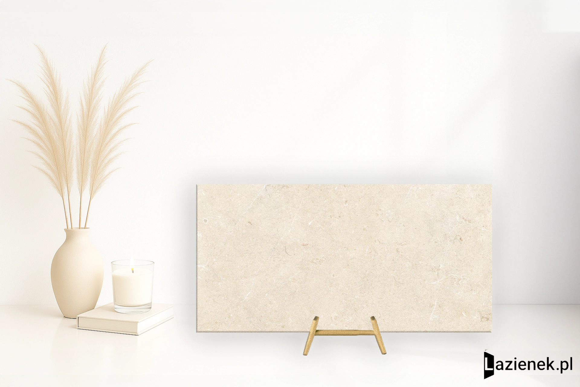 Marazzi Mystone Limestone Ivory błyszcząca 30x60 cm gr. 10 mm - płytka rektyfikowana/M7ET