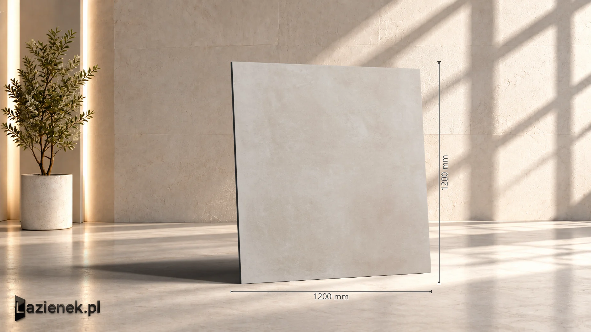 Marazzi Slow Calce struktura 120x120 cm gr. 9 mm - płytka rektyfikowana / MFZS