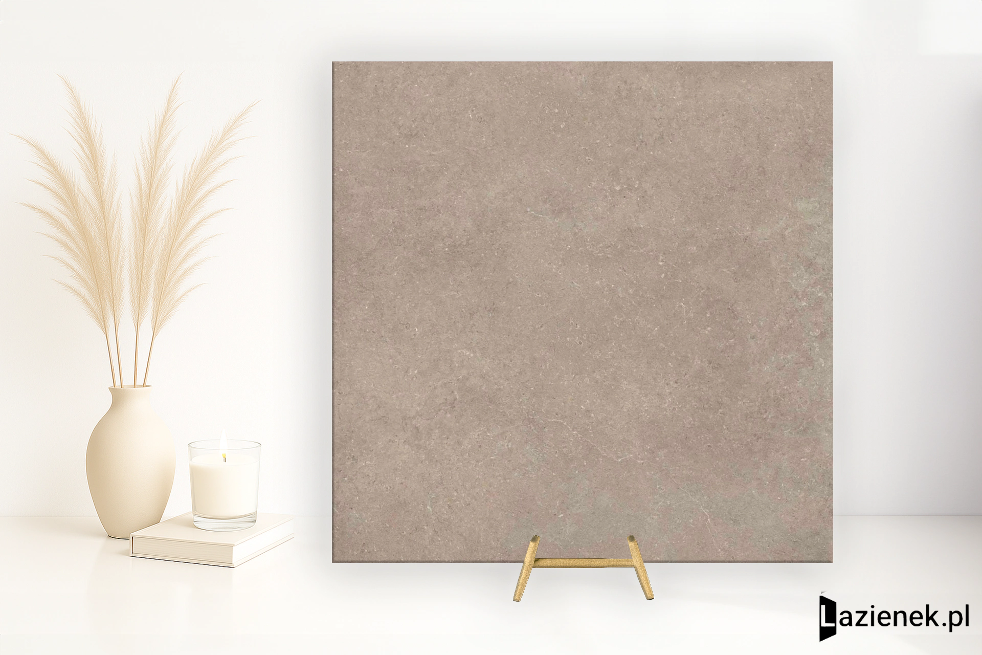 Marazzi Mystone Limestone Taupe strukturalna 120x120 cm gr. 10 mm - płytka rektyfikowana/M909