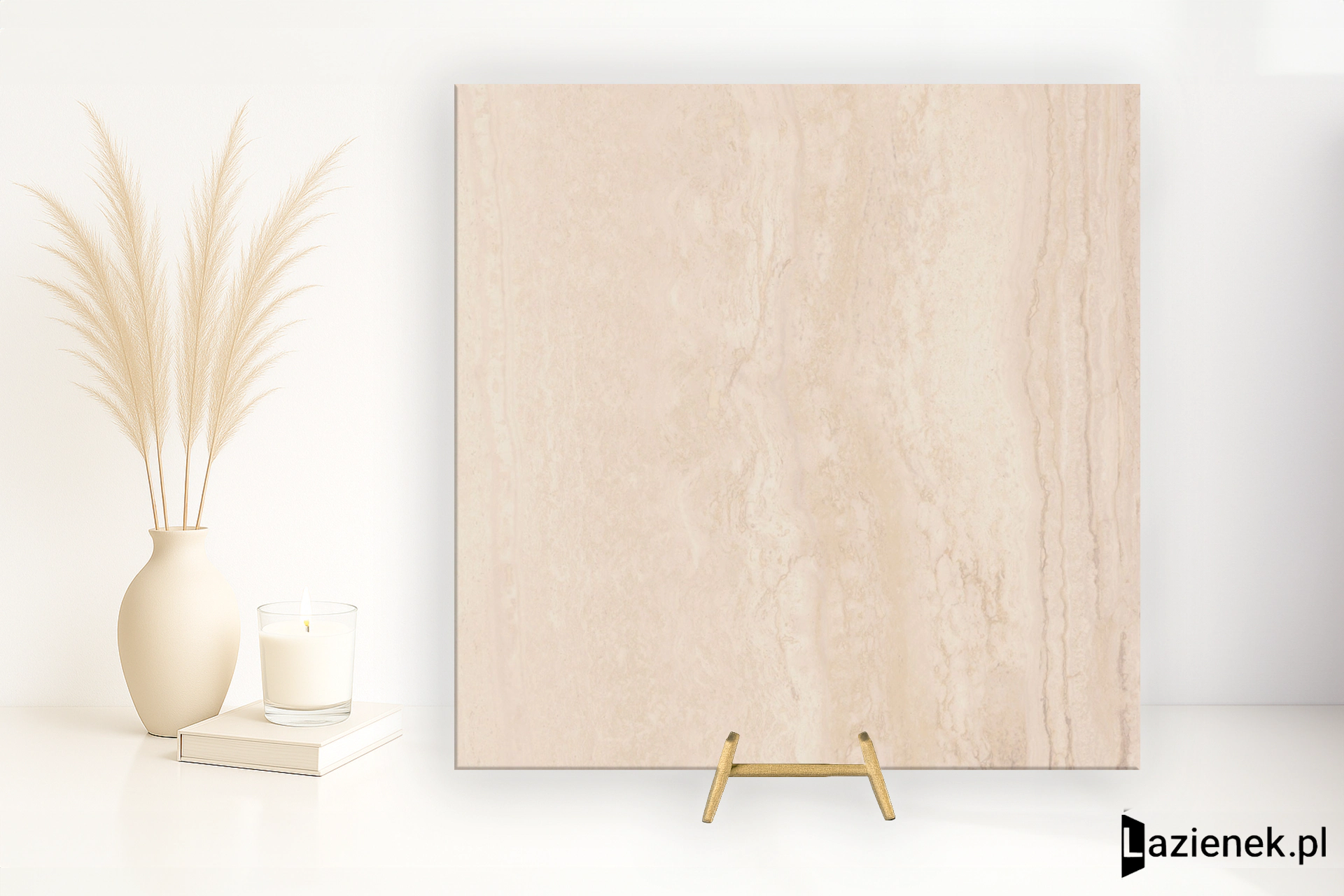 Marazzi Mystone Travertino Navona strukturalna 60x60 cm gr. 10 mm - płytka rektyfikowana/M9G3