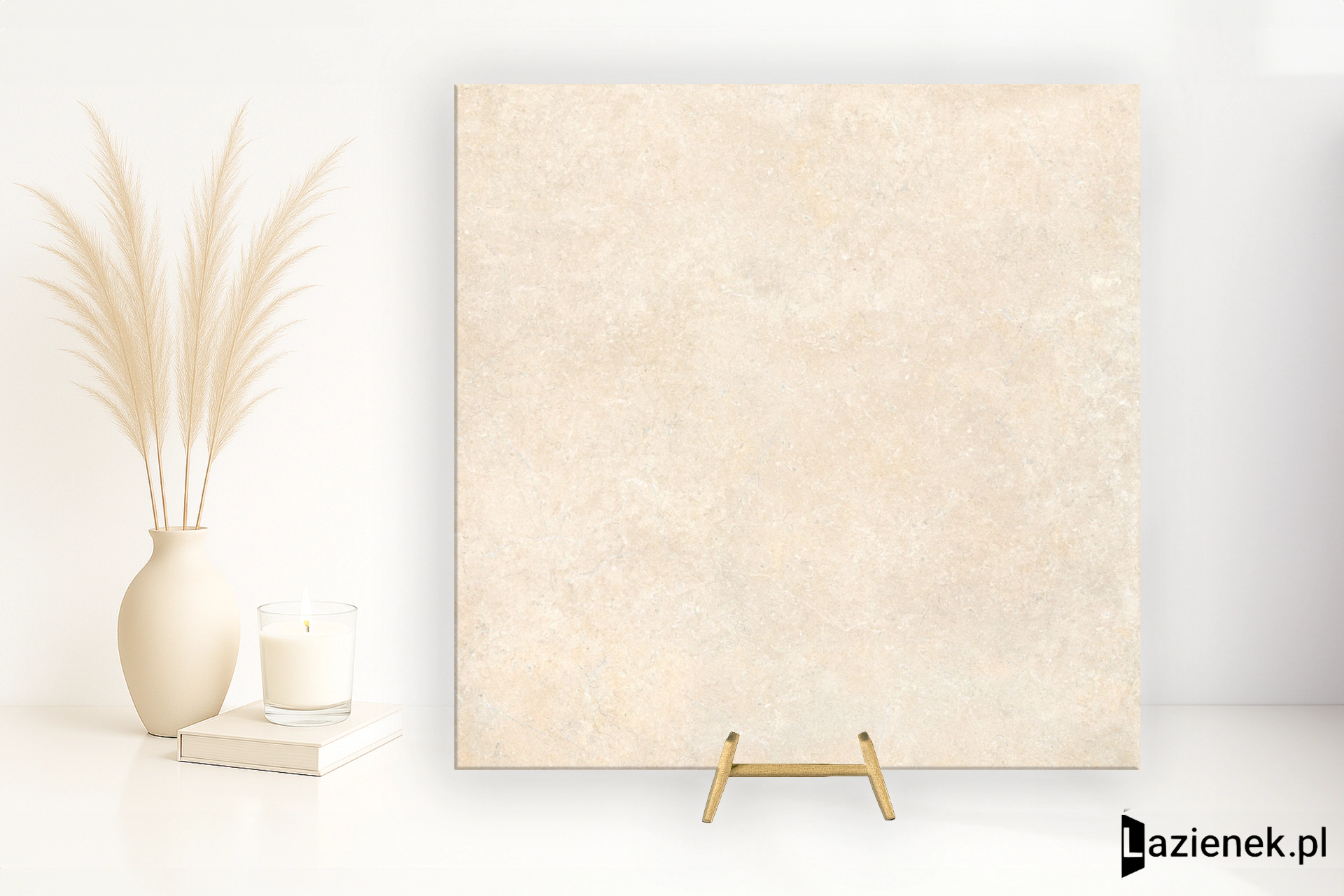Marazzi Mystone Limestone Ivory błyszcząca 120x120 cm gr. 10 mm - płytka rektyfikowana/M90C