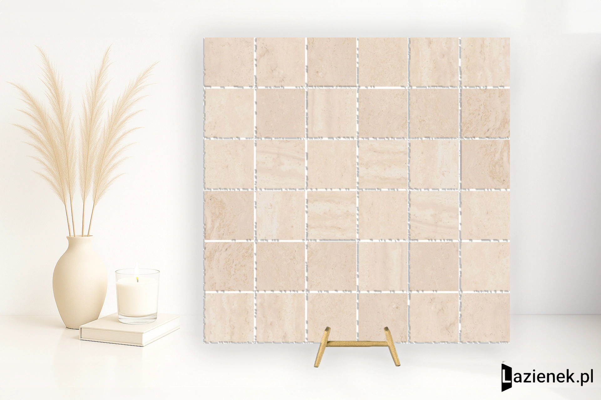 Marazzi Mystone Travertino Navona strukturalna 30x30 cm gr. 10 mm - płytka nierektyfikowana/M9NZ