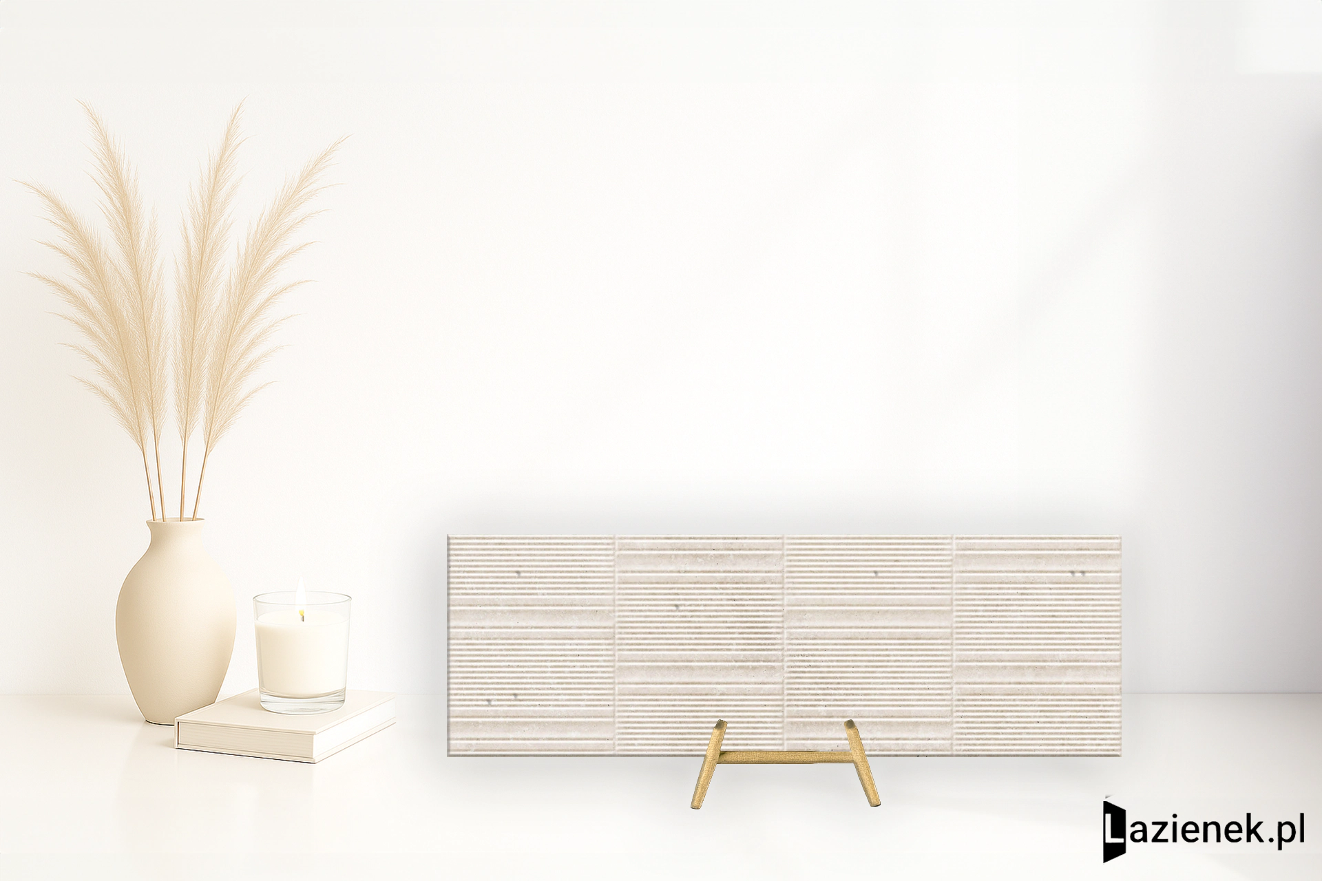 Marazzi Fabula Wall Travertino Cross Bianco strukturalna 33x100 cm gr. 10 mm - płytka rektyfikowana/MP9P
