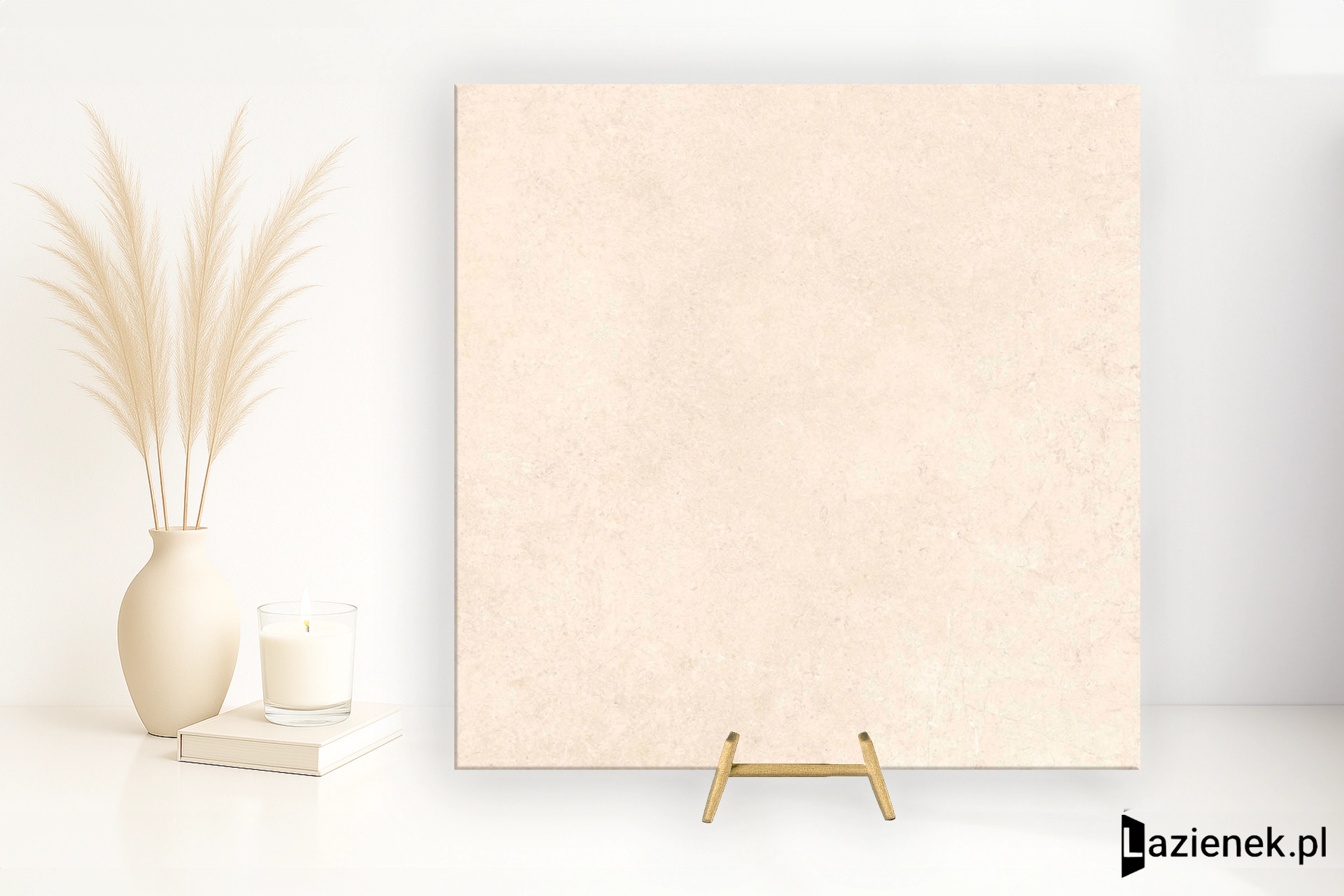 Marazzi Mystone Limestone Ivory strukturalna 120x120 cm gr. 10 mm - płytka rektyfikowana/M907